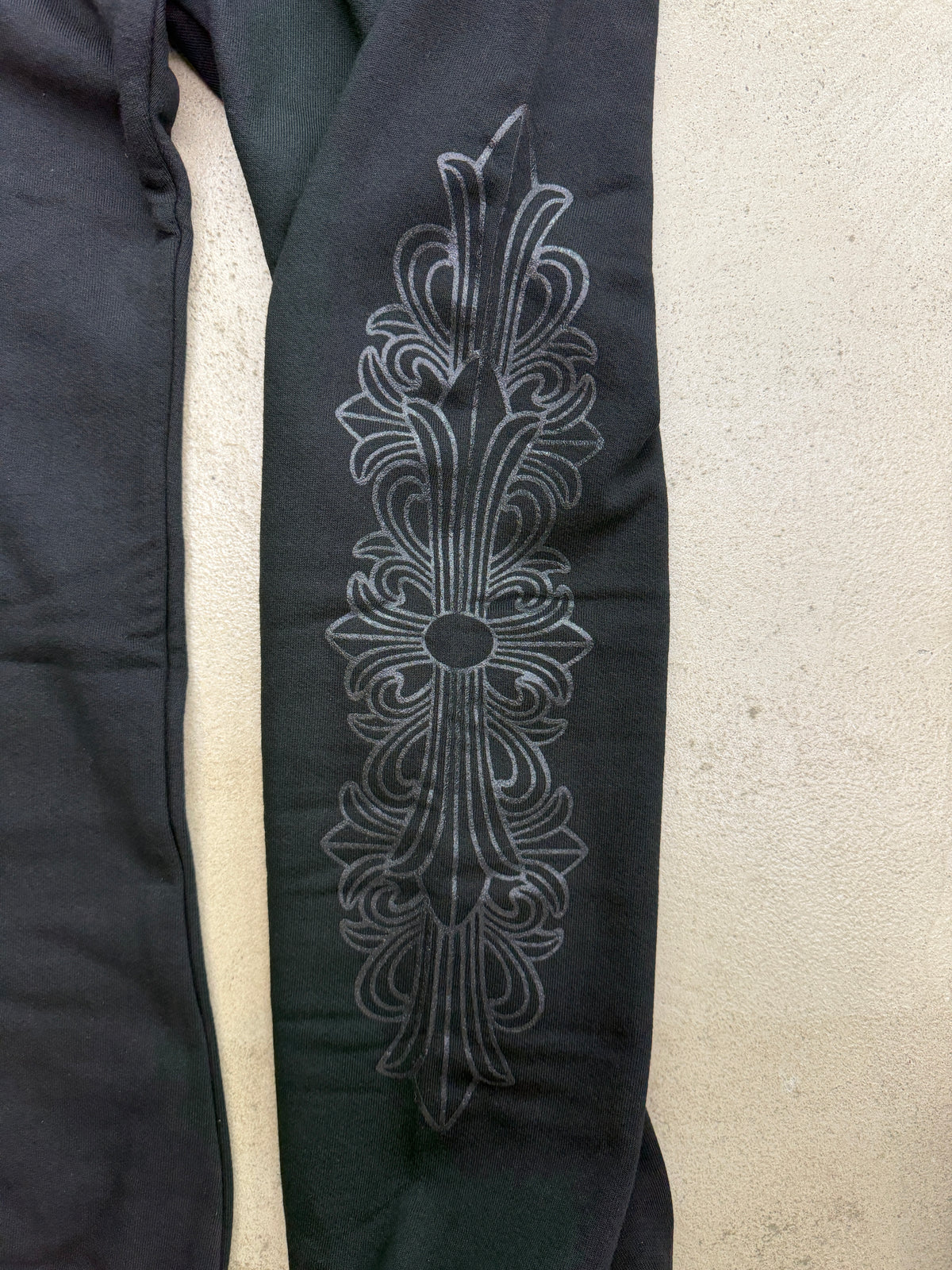 Chrome Hearts Black Floral Sweatpants