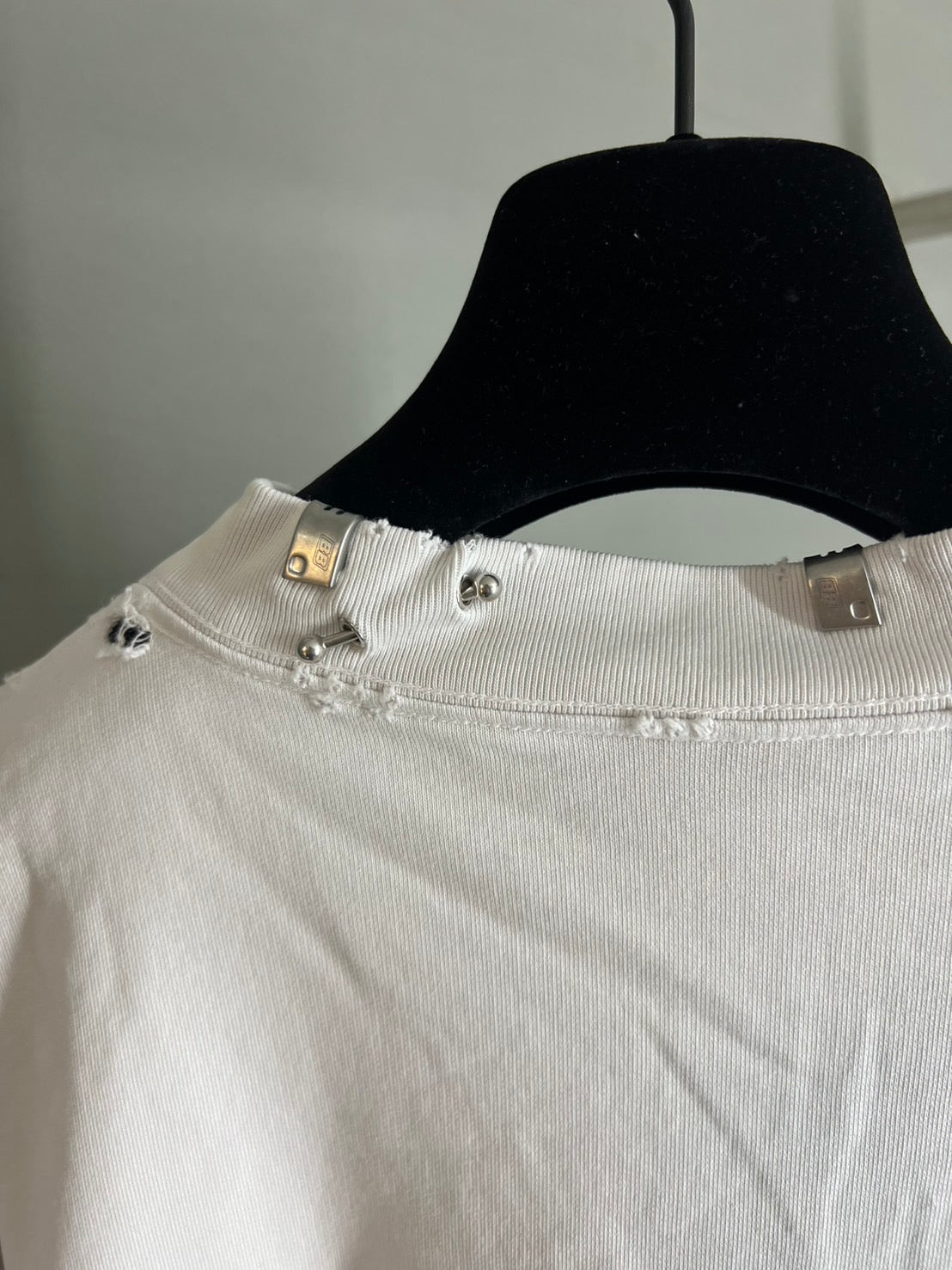 Balenciaga Pierced Round Sweatshirt Men Oversized