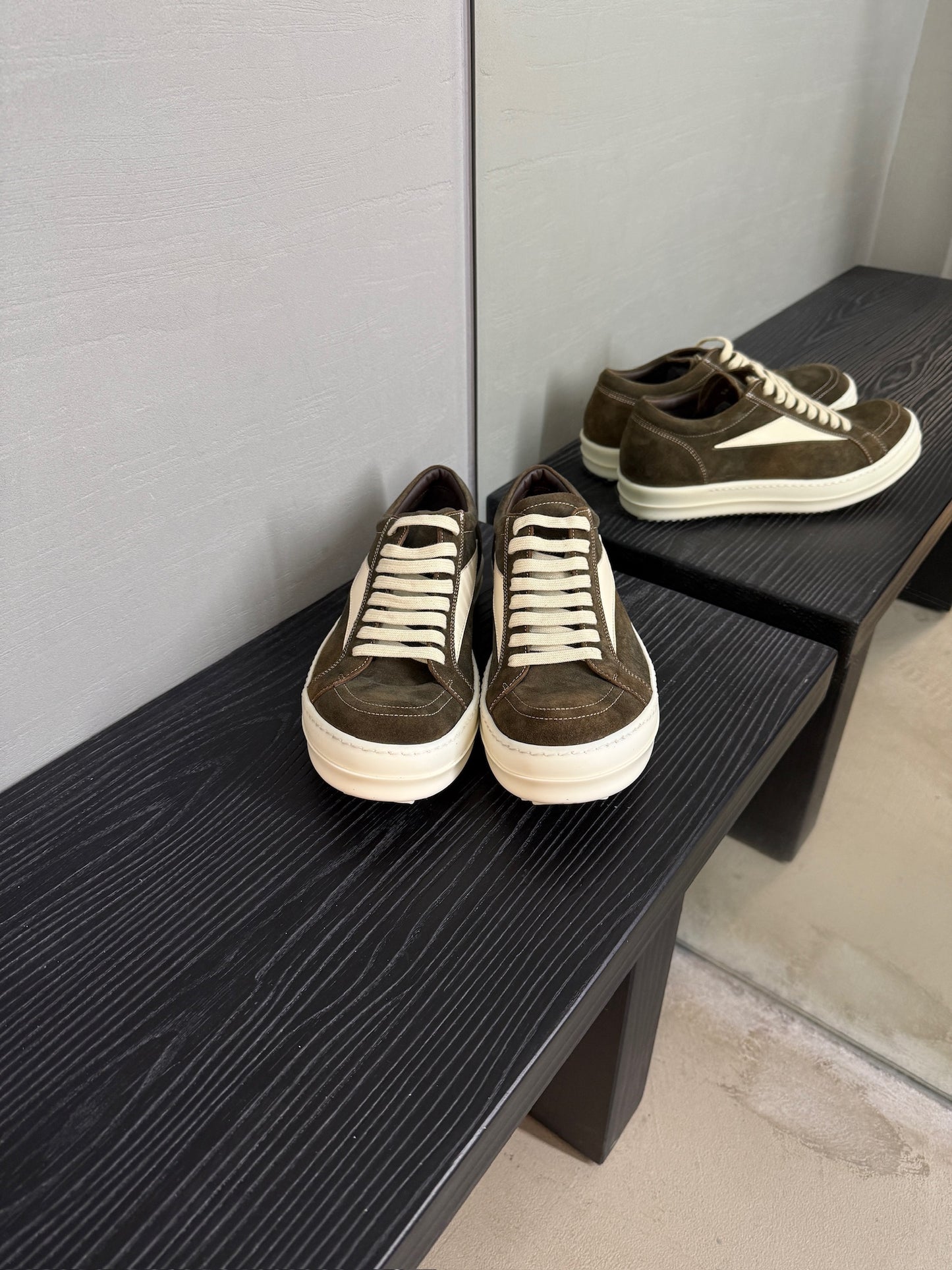Rick Owens Suede Vintage Sneaks