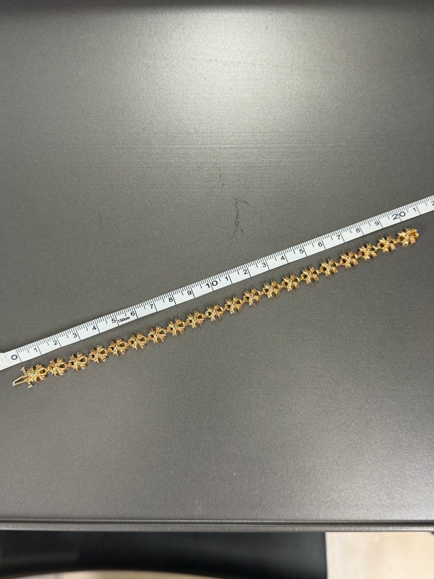 Chrome Hearts 22K Tiny Plus Bracelet 20 Links