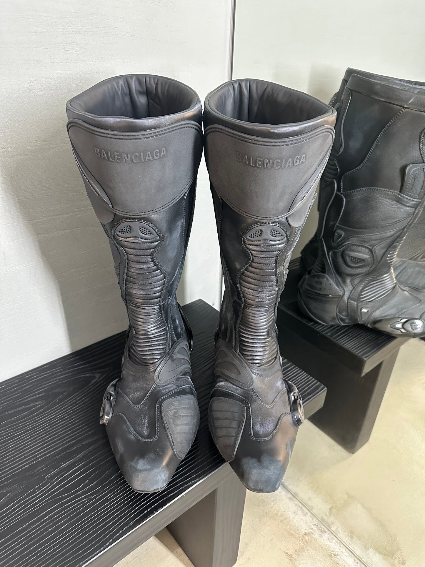 Balenciaga High Biker Boots