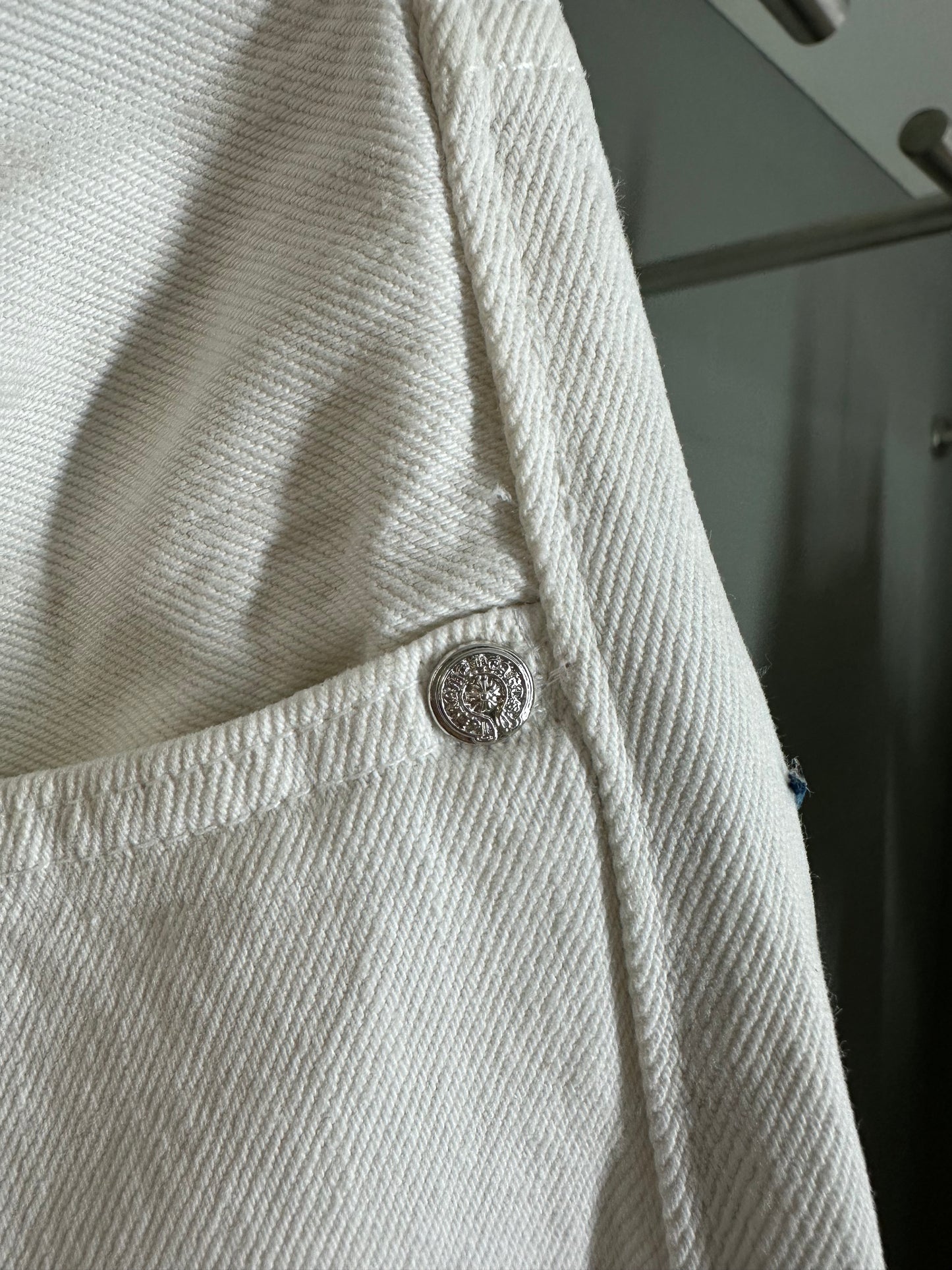 Chrome Hearts Blue Star Patch Levi’s 501 Jeans