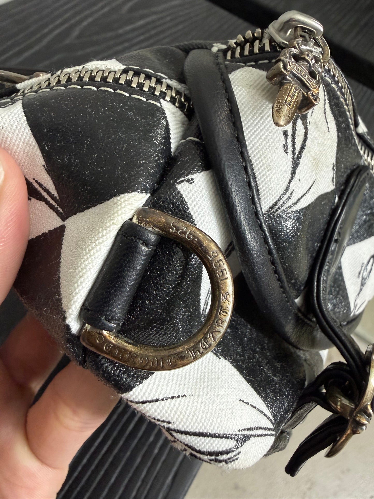 Chrome Hearts Matty boy Canvas 99 Eyes Snat Pack Gunslinger Waist Bag