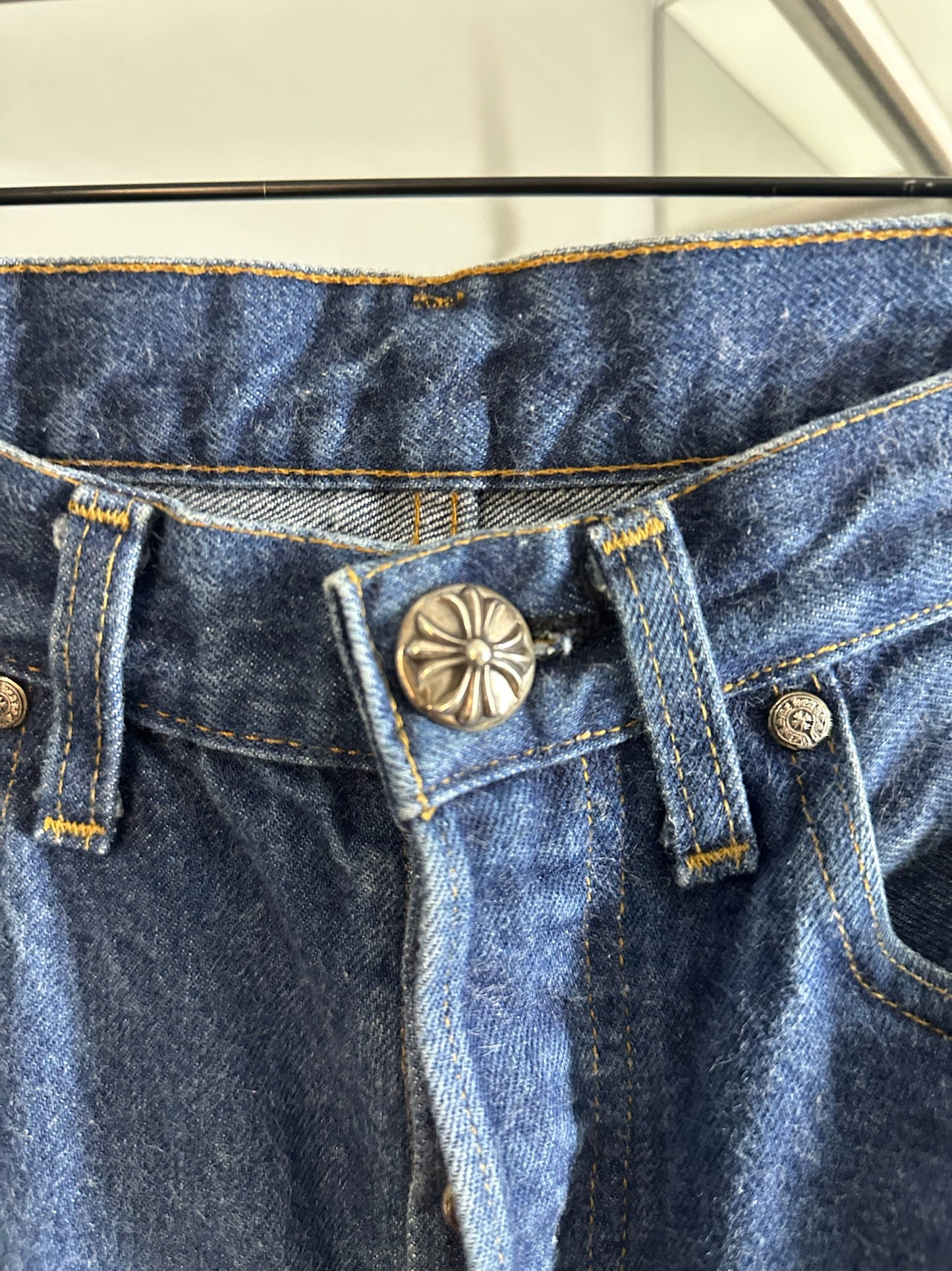 Chrome Hearts x Levi’s Cross Patch Jeans