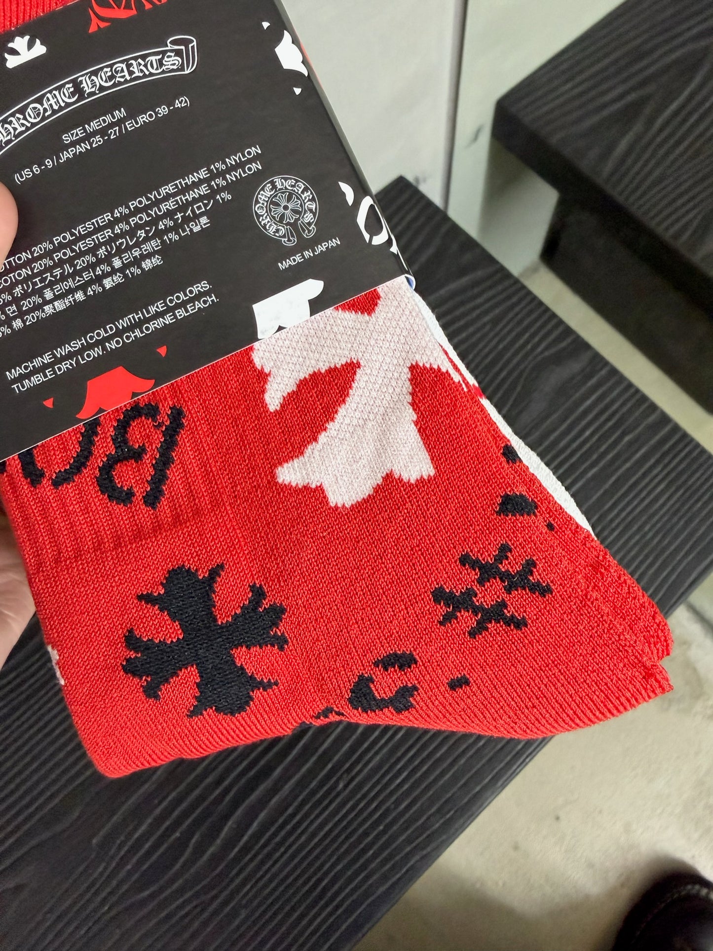 Chrome Hearts 3-pack Stencil  Socks