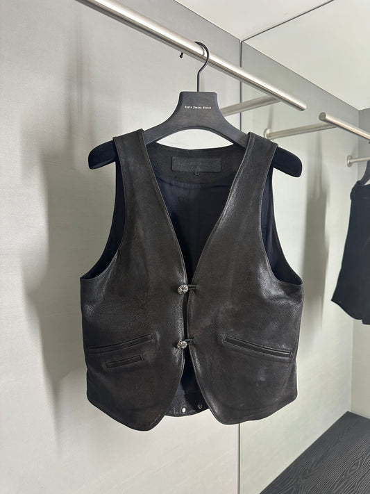 Chrome Hearts Leather Vest