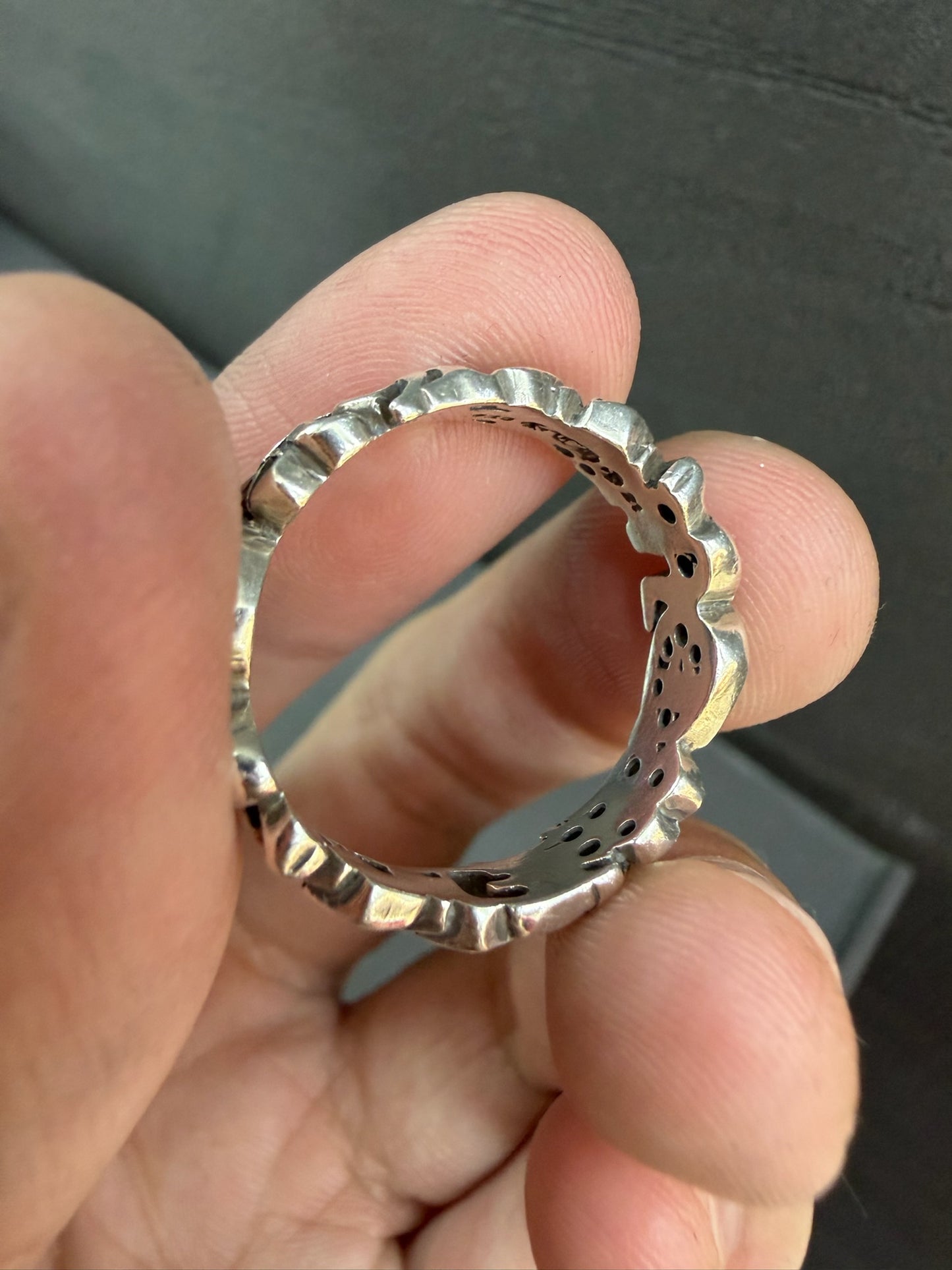 Chrome Hearts Script Band Ring