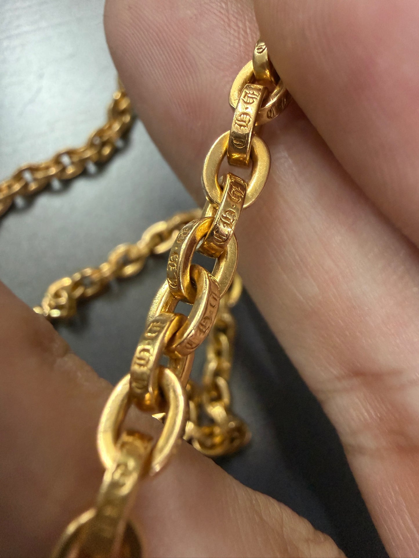 Chrome Hearts 22K Paperchain necklace