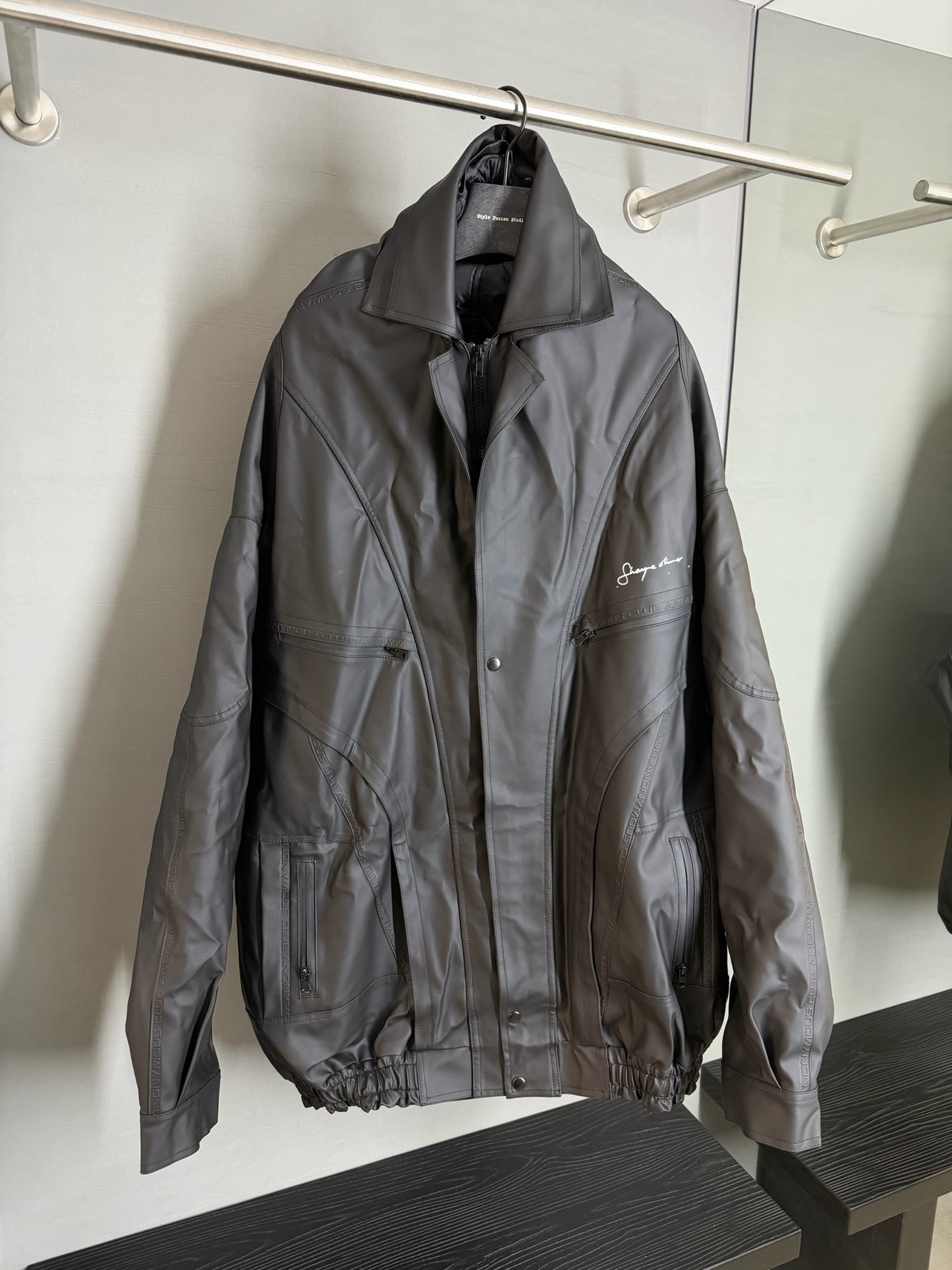 Anonymous Club x Shayne Oliver Black Jacket Bomber