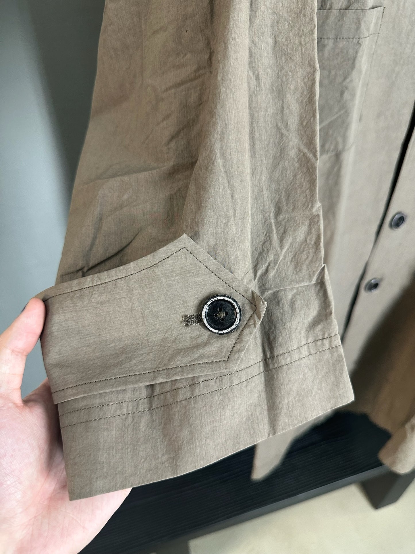 Peng Tai Khaki Long Coat