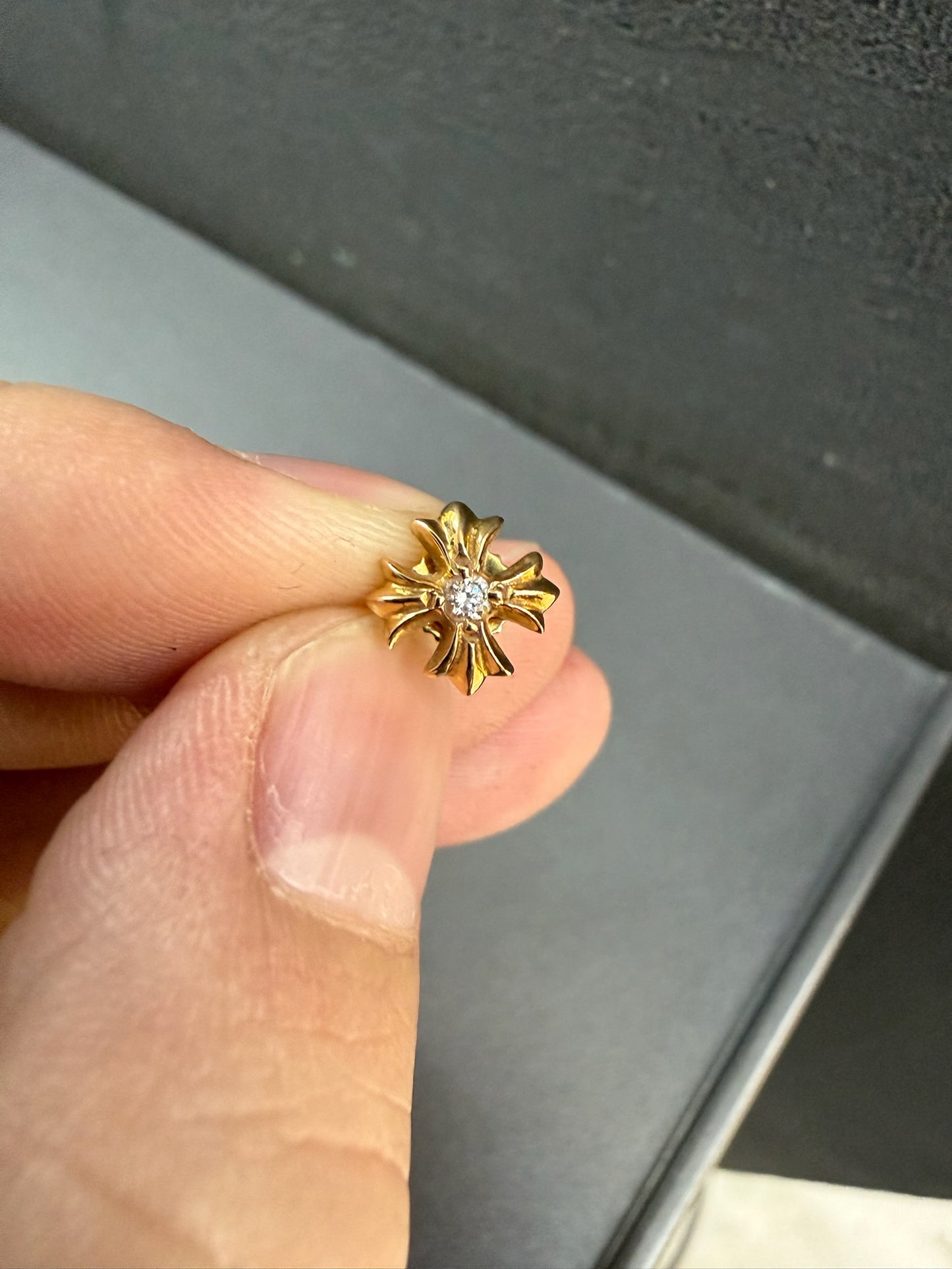 Chrome Hearts 22K CH Plus Earring