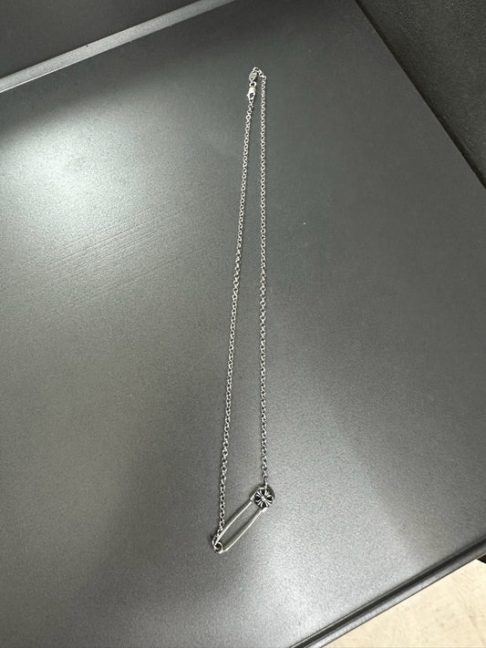 Chrome Hearts Safety Pin Necklace 45cm