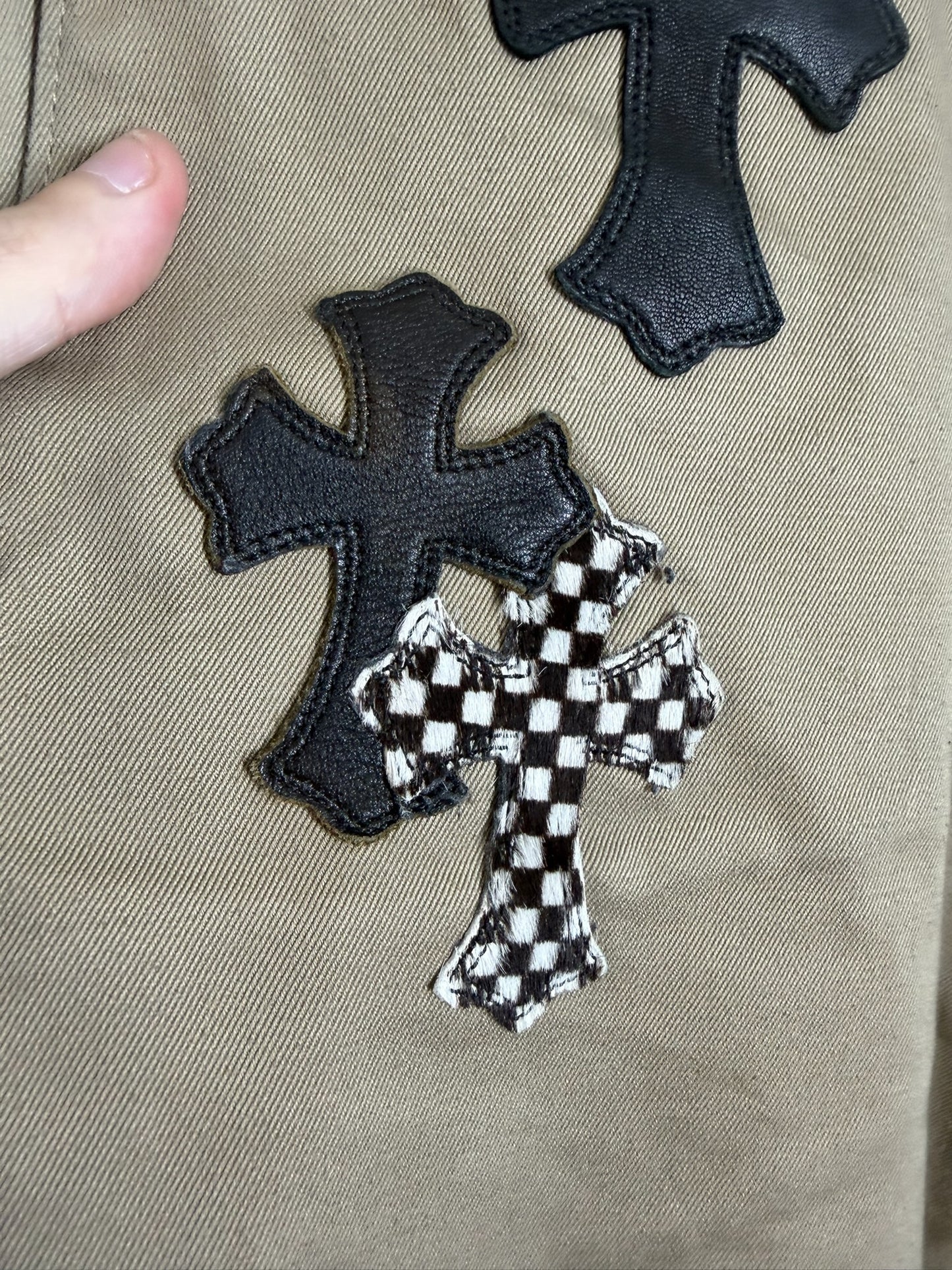 Chrome Hearts Cross Patch Chino Pants