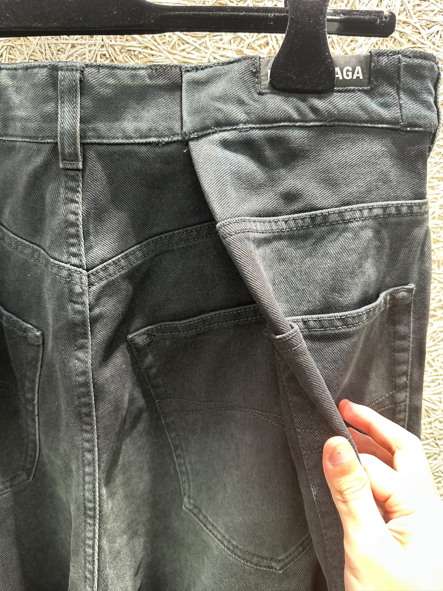 Balenciaga Double Side Baggy Jeans