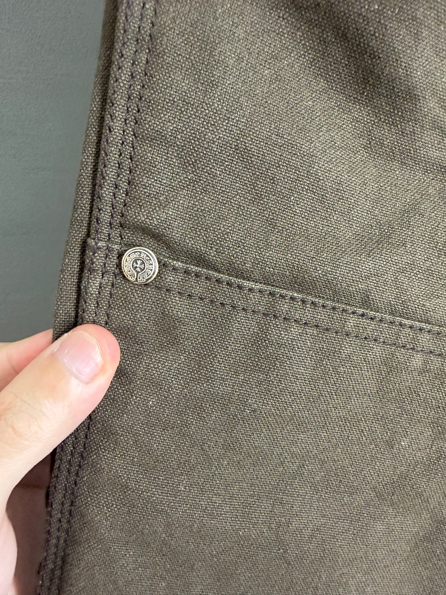 Chrome Hearts Cemetery Cross Patch Carpenter Shorts
