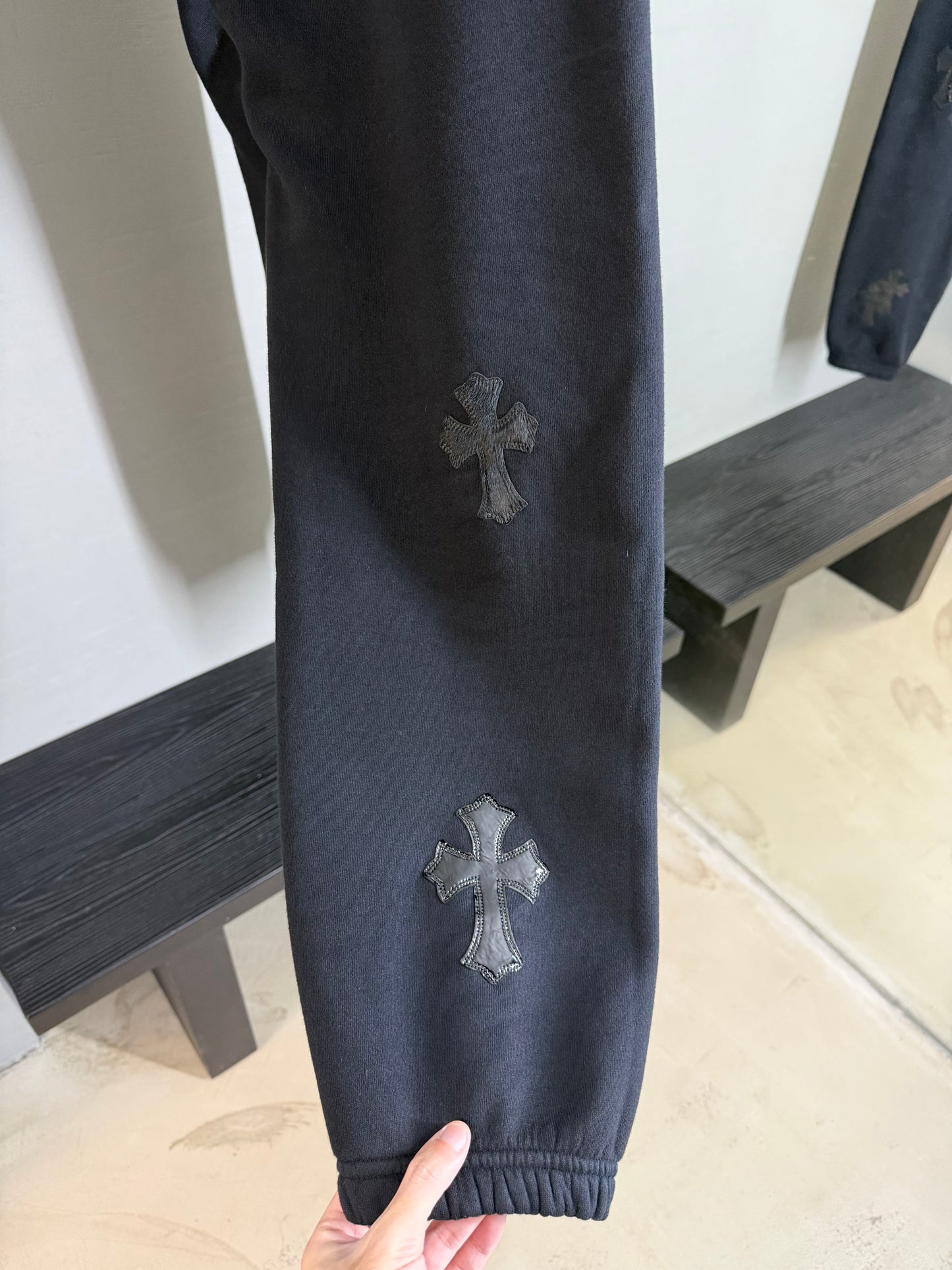 Chrome Hearts Cross Patch Sweatpants
