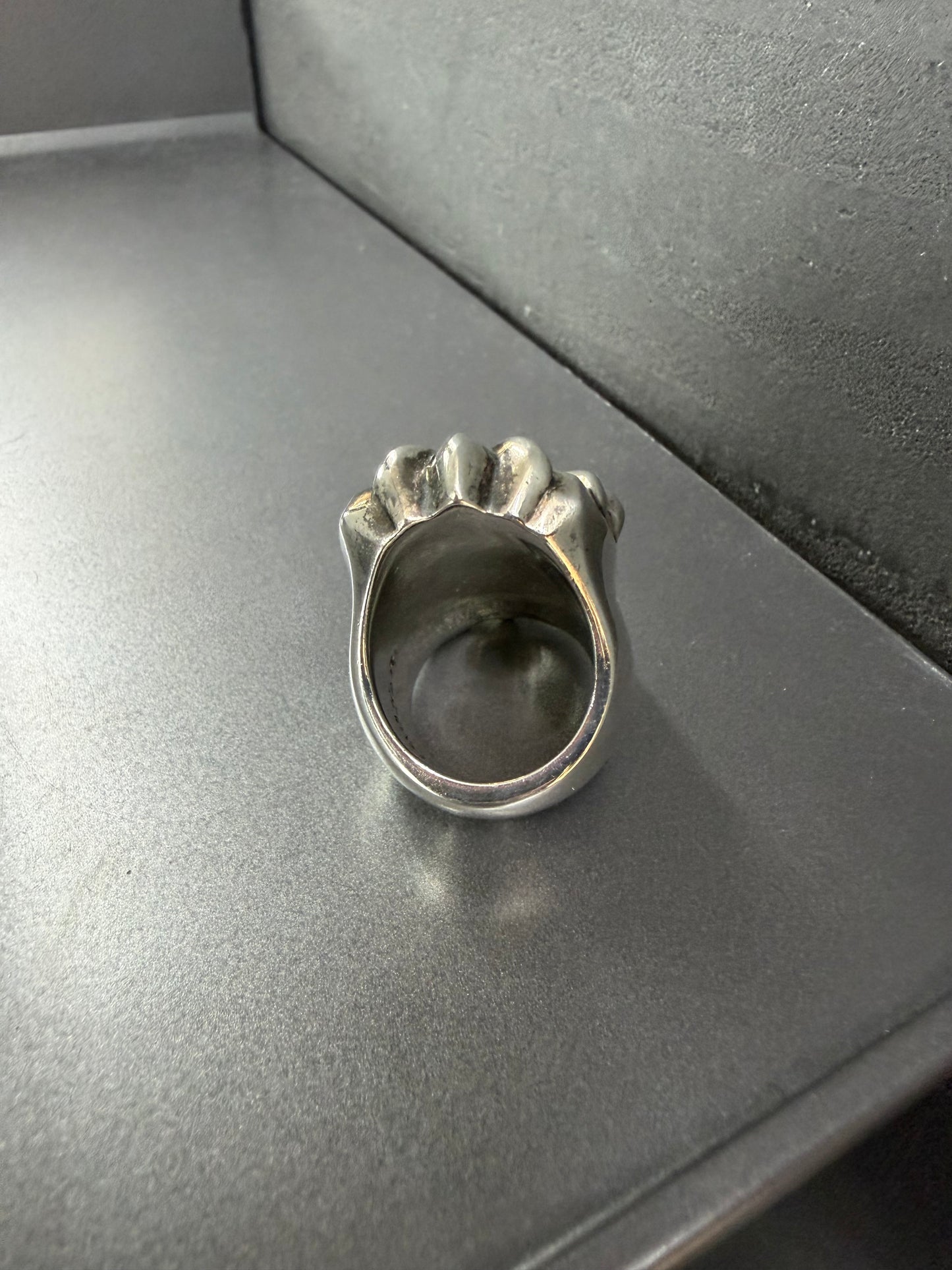 Chrome Hearts Long PJ Coffin Cross Ring