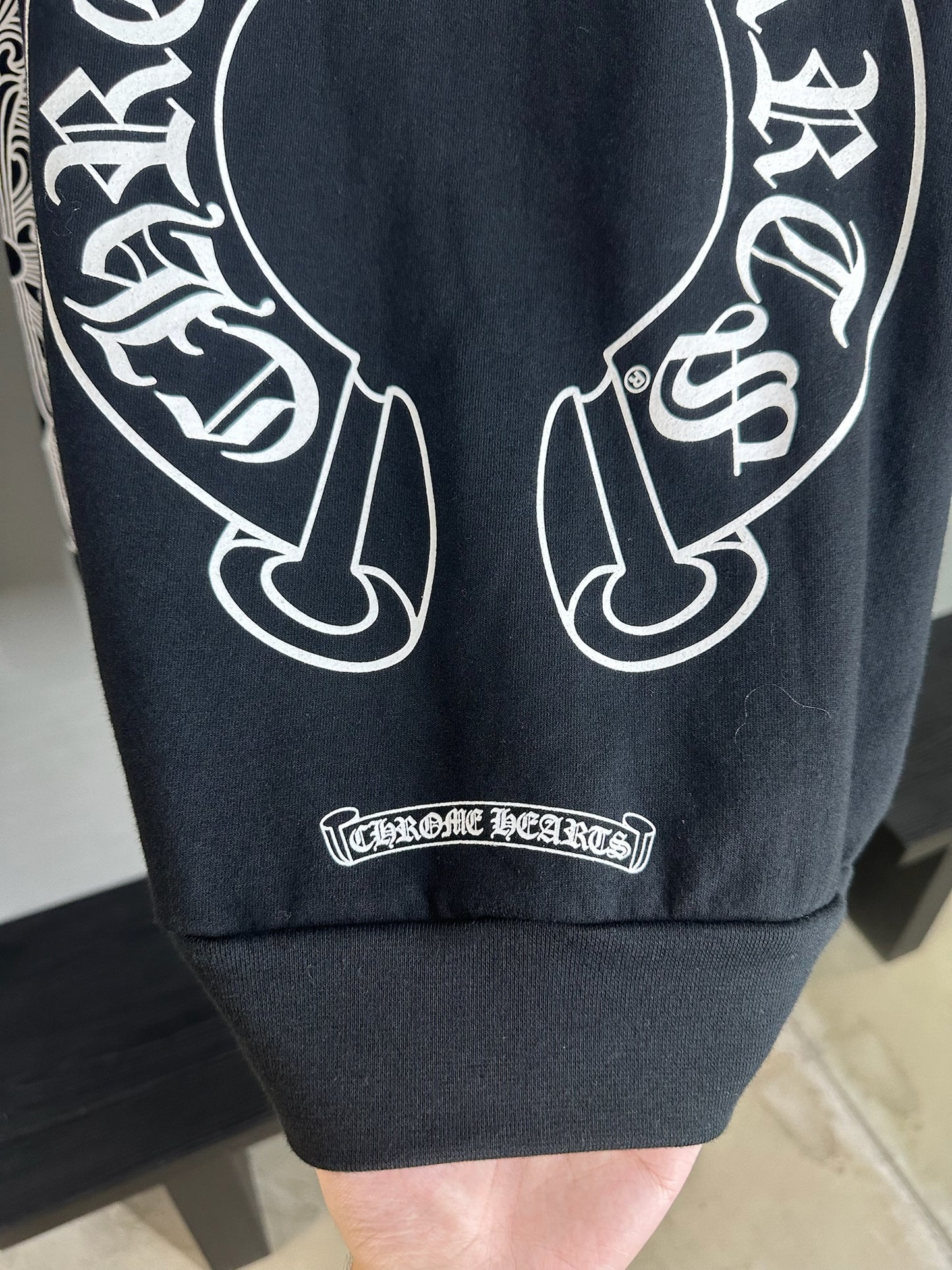 Chrome Hearts Horseshoe Floral Sweatshirt