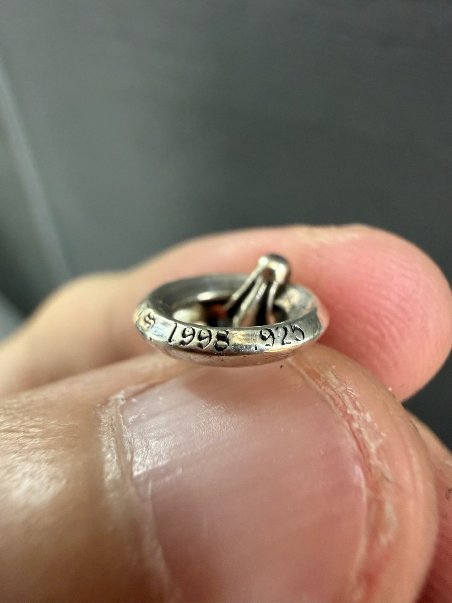 Chrome Hearts Pink Sapphire Fleur Pendant