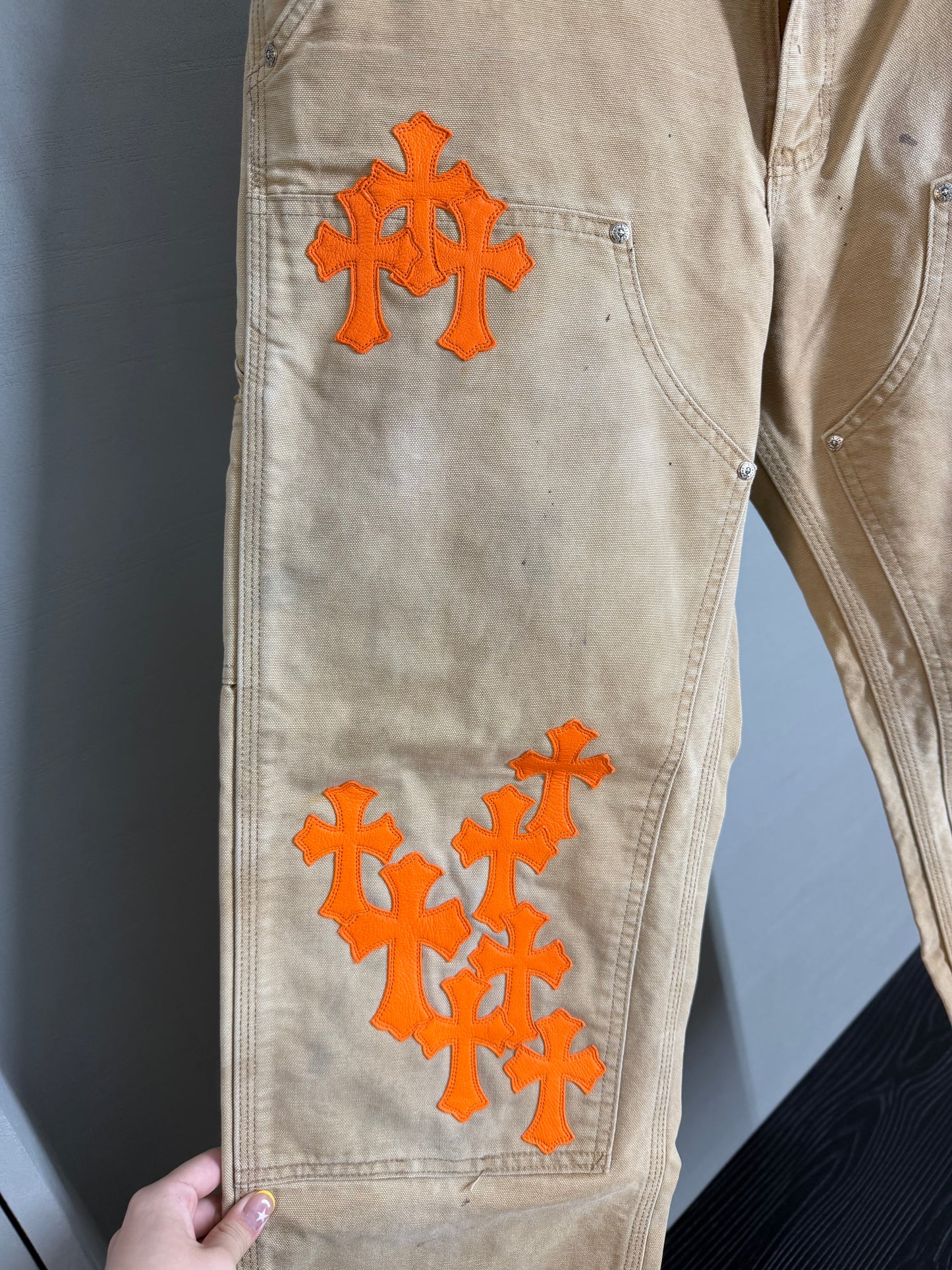 Chrome Hearts Exclusive Carhartt Double Knee Carpenter Pants