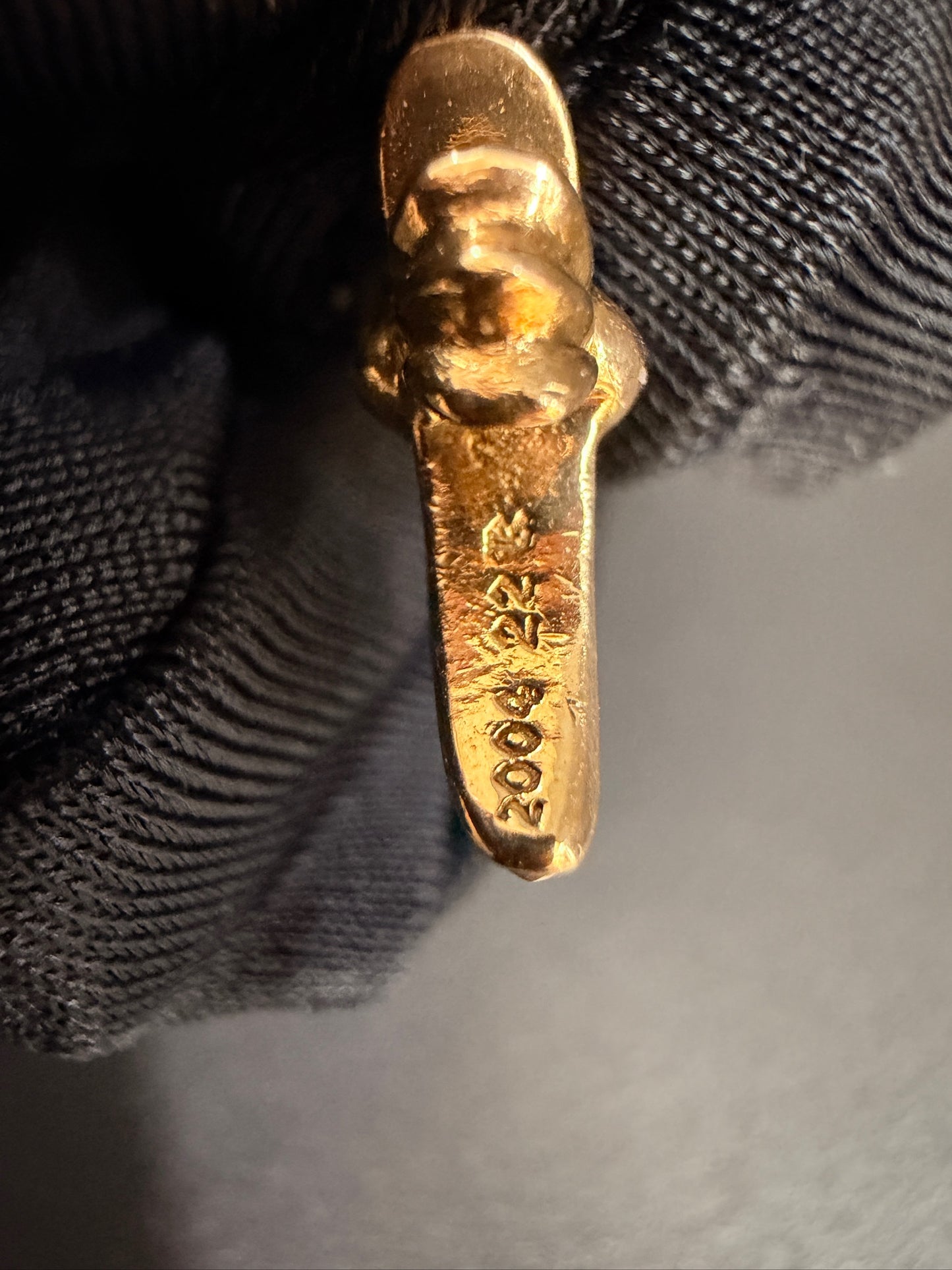 Chrome Hearts 22k BBF Babyfat Pendant