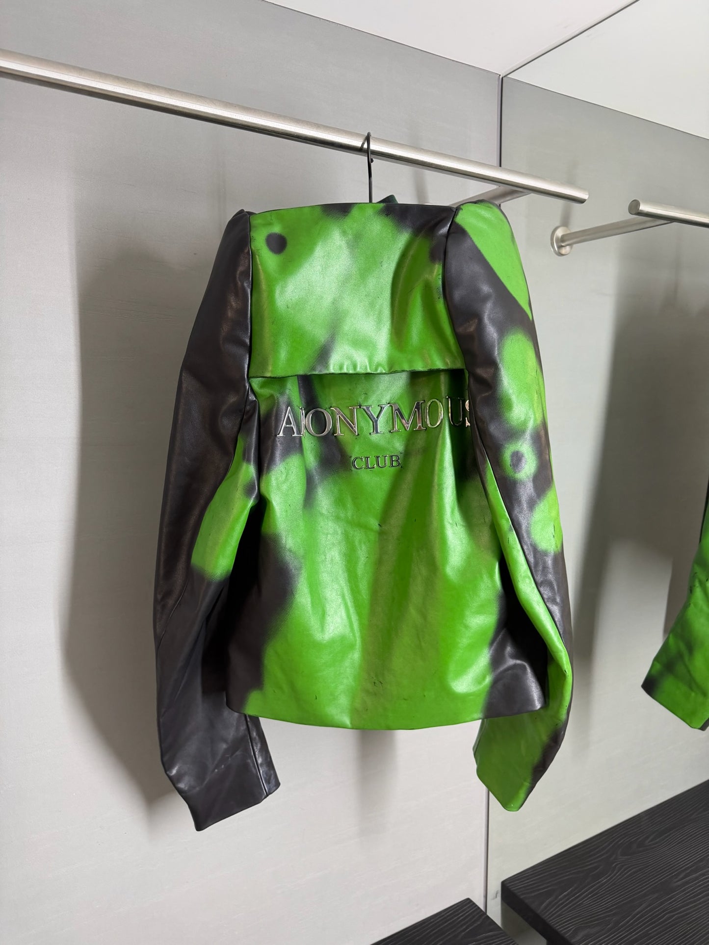 Anonymous Club Chihuahua Leather Track Jacket