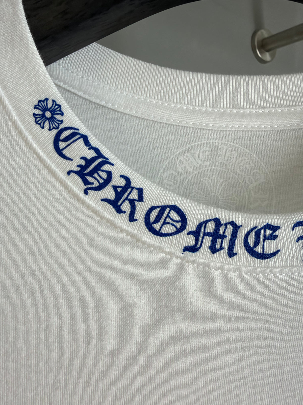 Chrome Hearts neck logo T-shirt