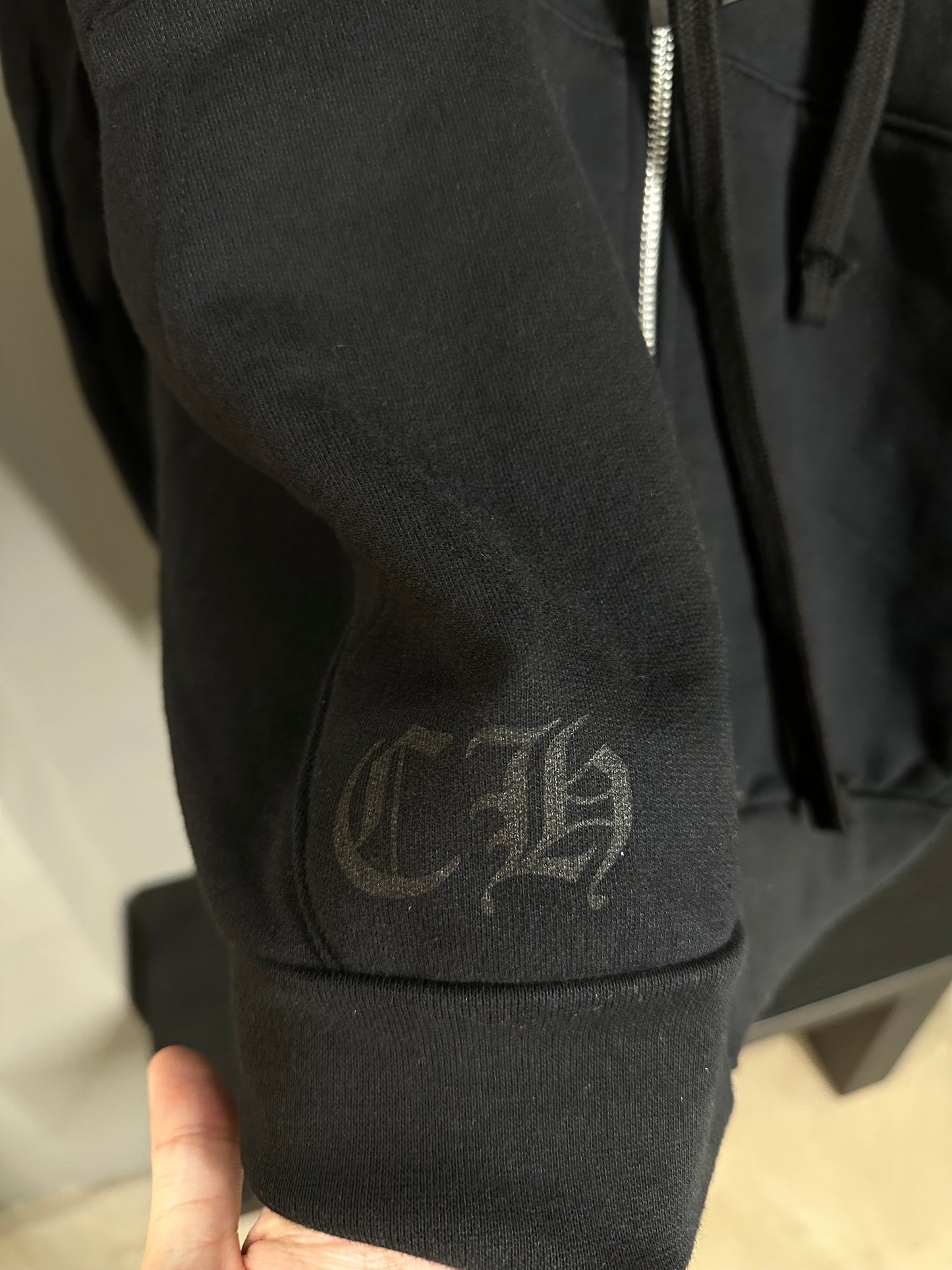 Chrome Hearts Multicolor Cemetery Cross Zip Up Hoodie