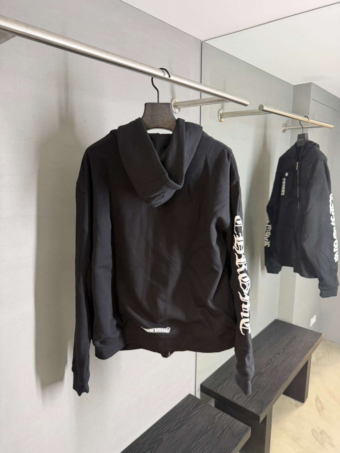 Chrome Hearts Gothic Vertical Thermal Zip-Up