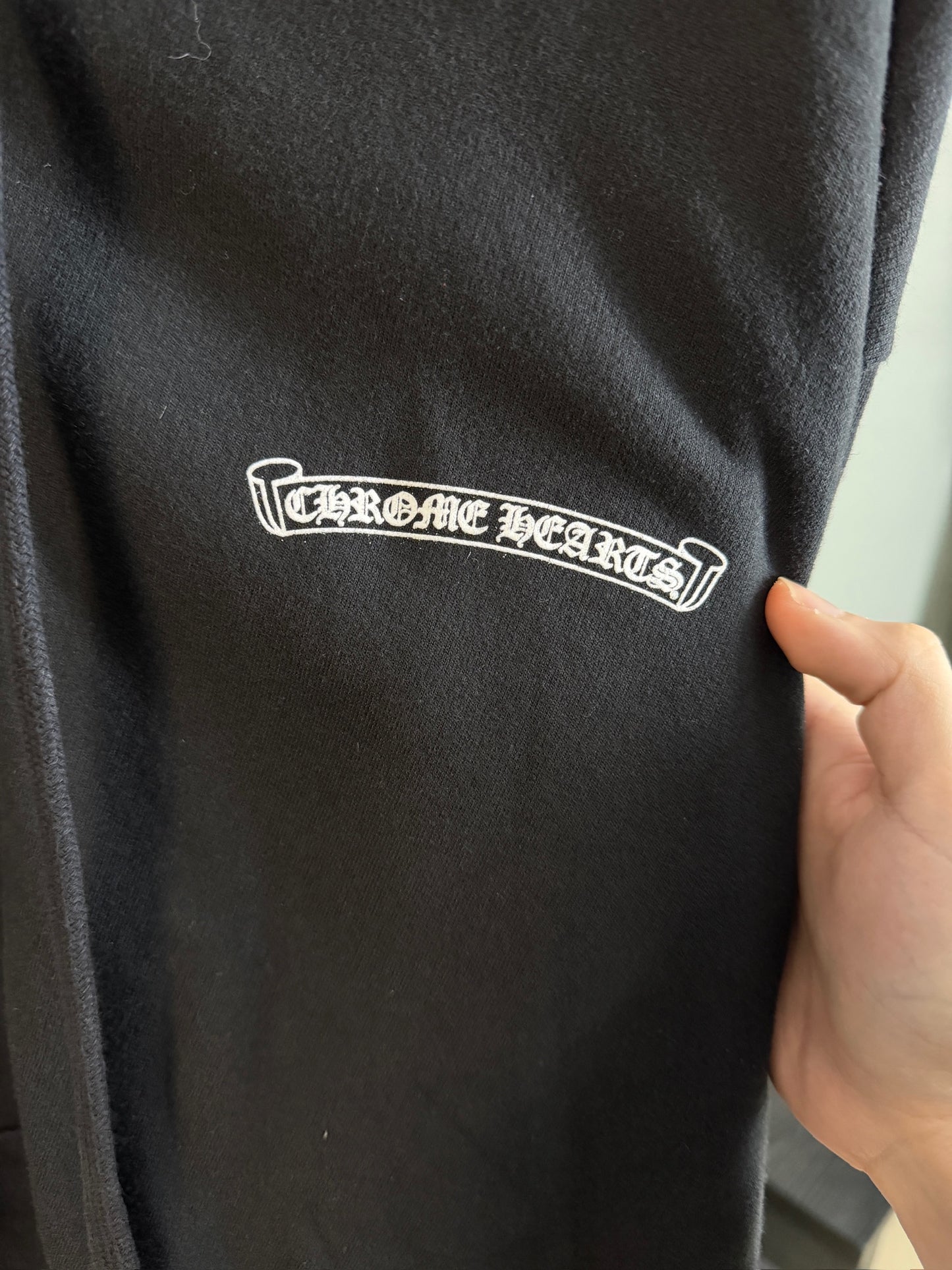 Chrome Hearts Scroll Logo Zip-up