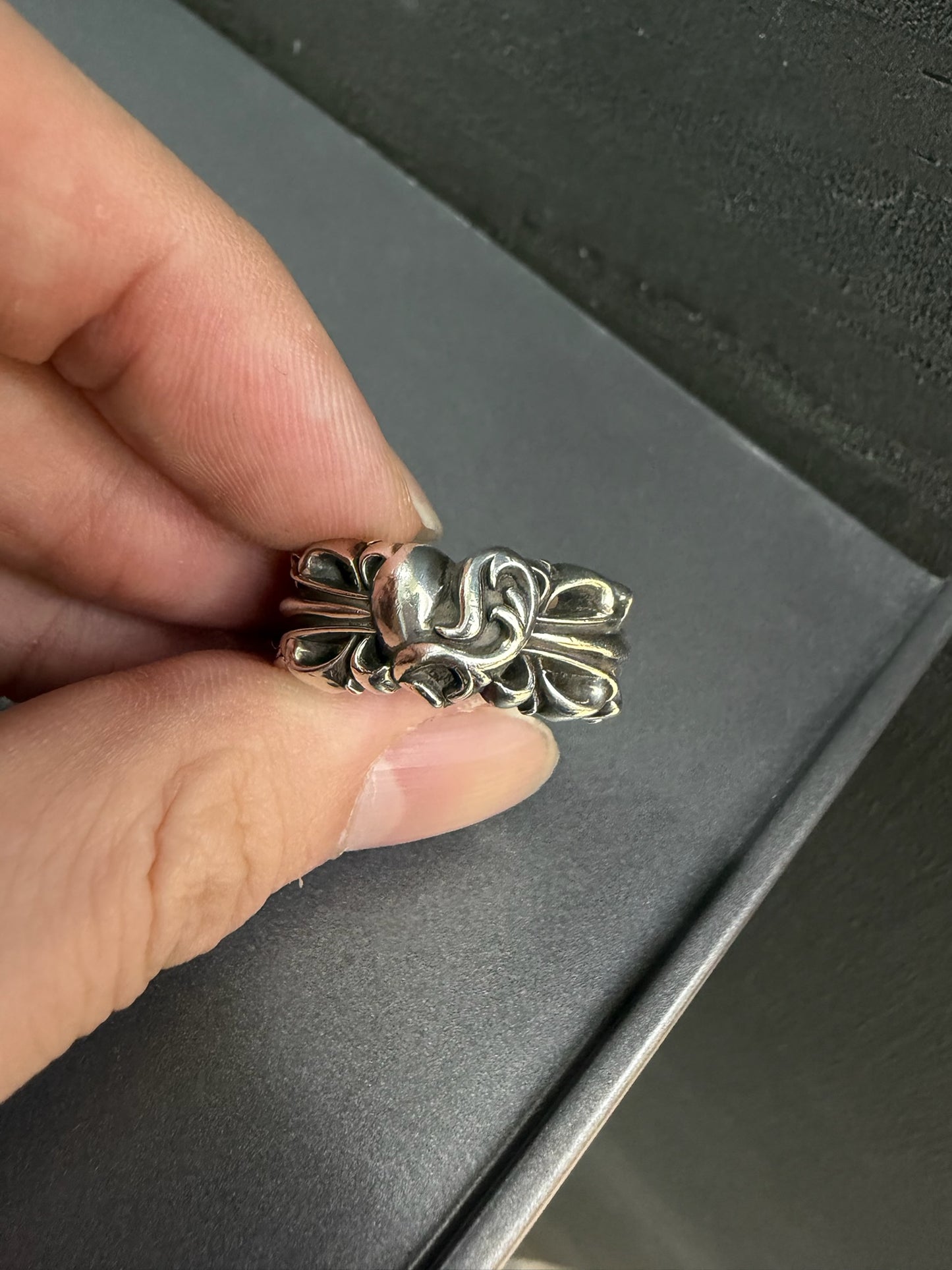 Chrome Hearts Floral Heart Ring