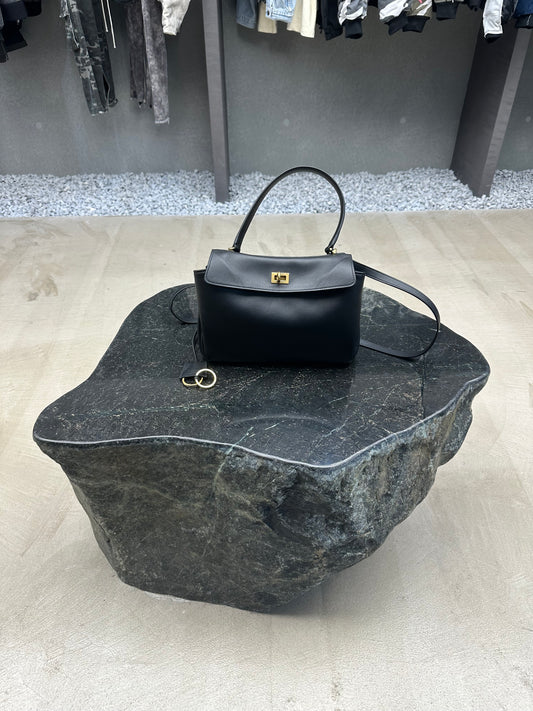 Balenciaga Rodeo Small Handbag with Gold Hardware