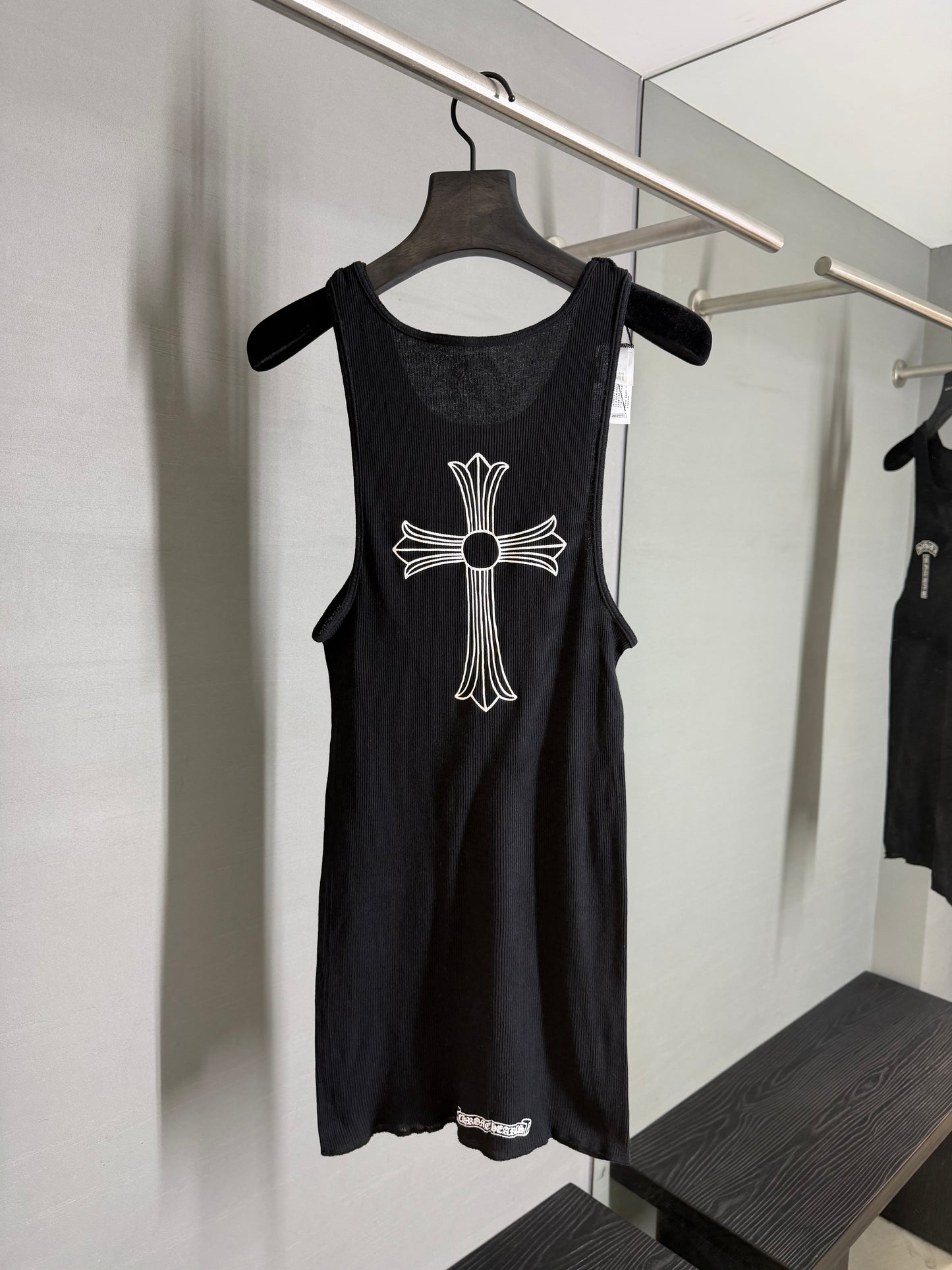 Chrome Hearts T-bar Back Logo Cross Tank Top