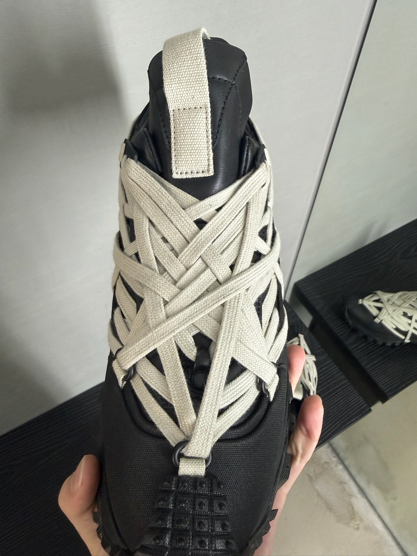 Rick Owens x Moncler Trailgrip Megalace Sneakers