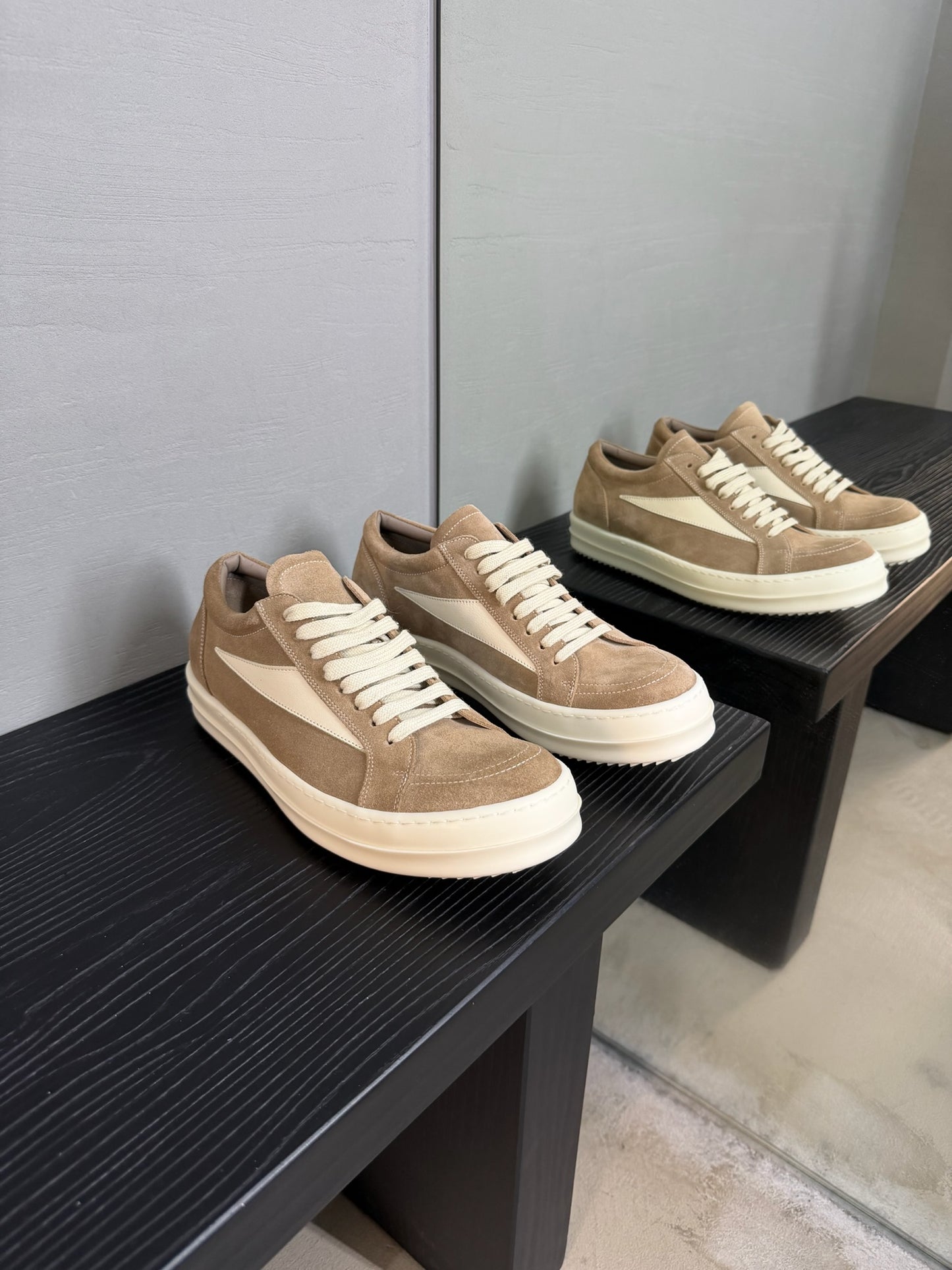 Rick Owens Suede Vintage Sneaks