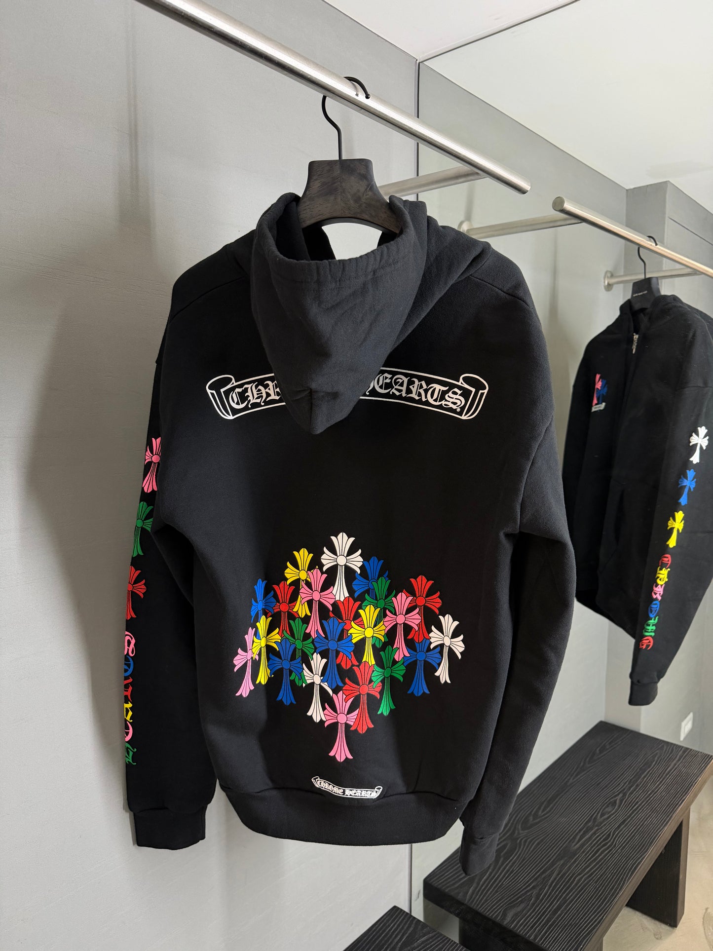 Chrome Hearts Multicolor Cemetery Scroll Zip-up