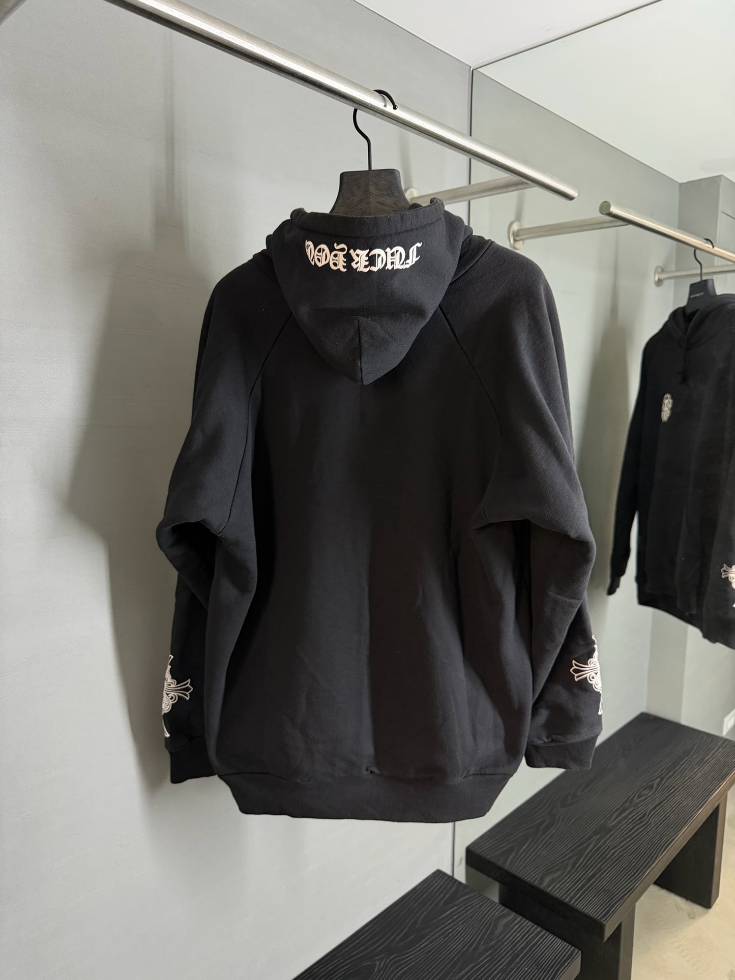 Chrome Hearts Vintage Soap & Water Thermal Lined Hoodie