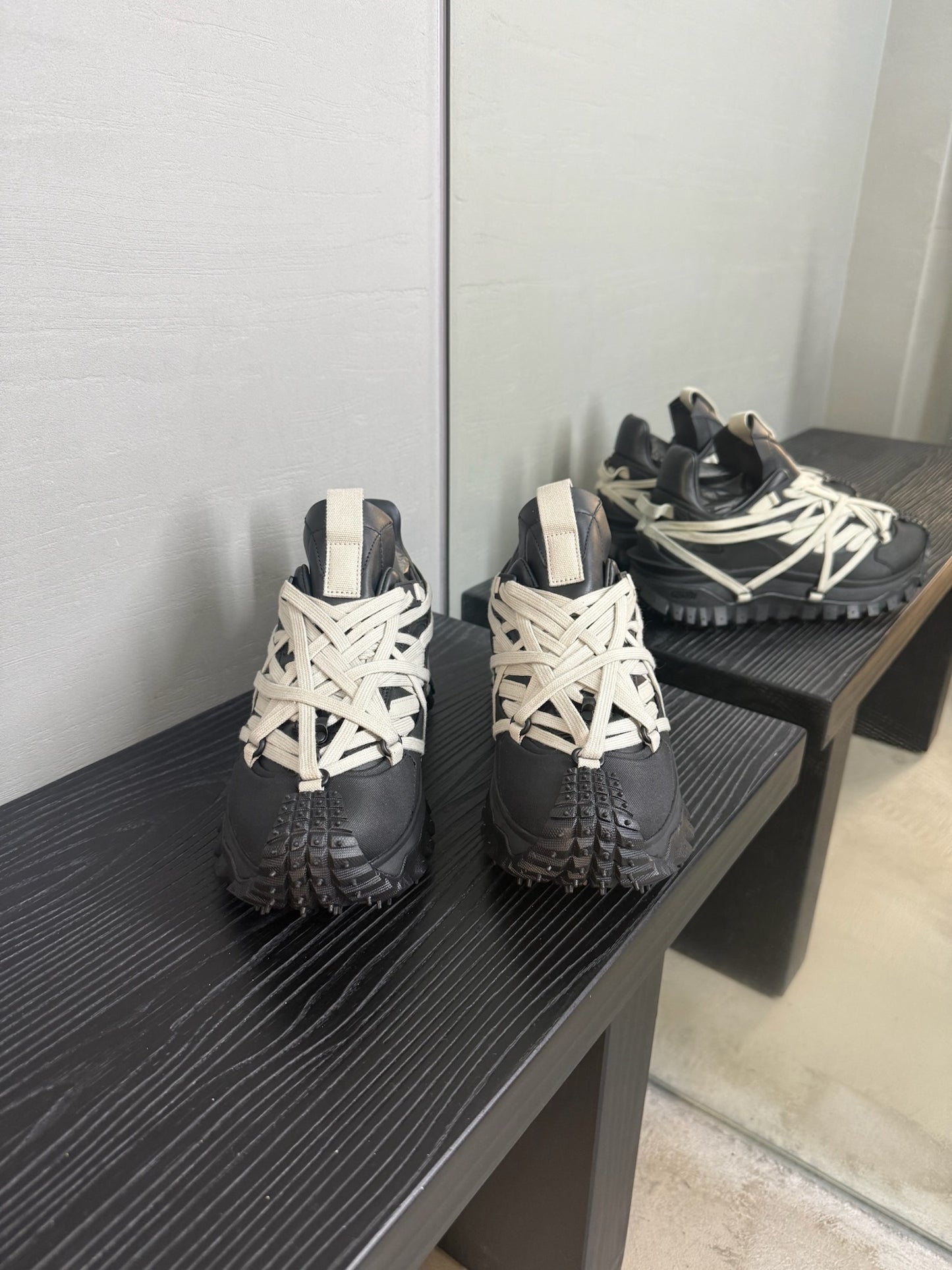 Rick Owens x Moncler Trailgrip Megalace Sneakers
