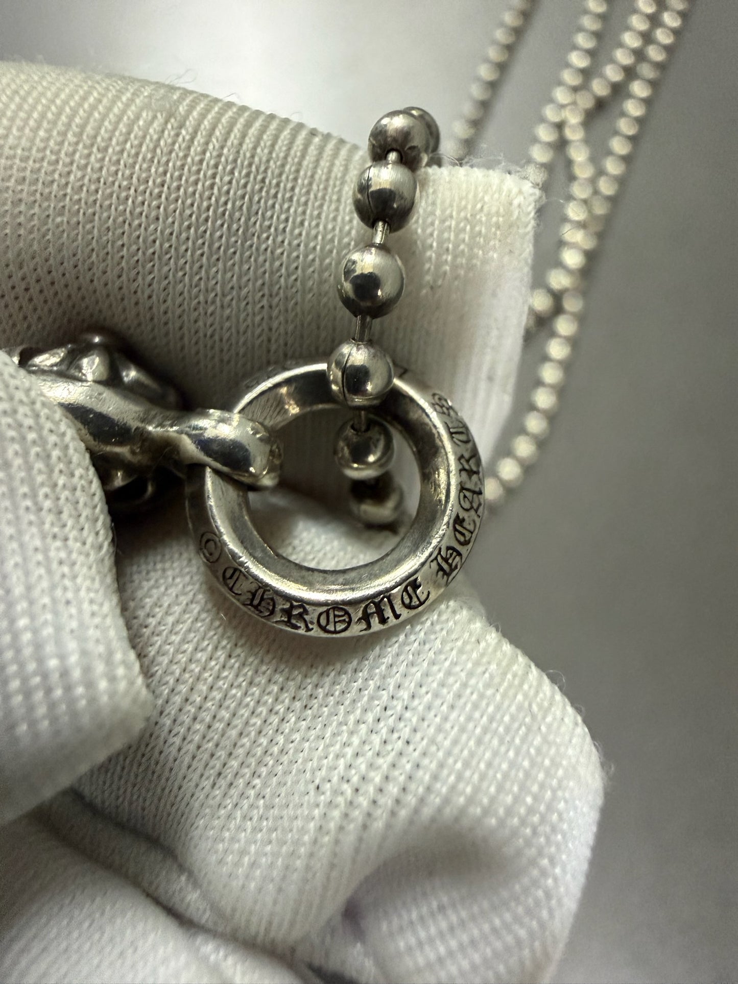 Chrome Hearts Cross Ball Necklace