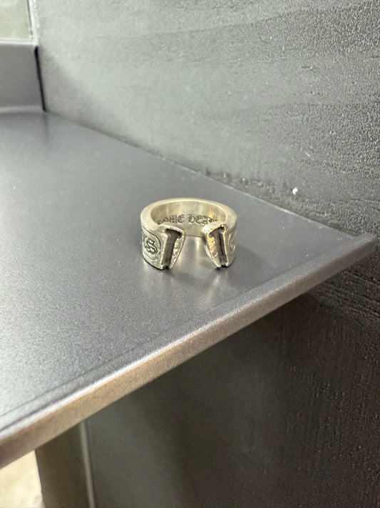 Chrome Hearts scroll ring