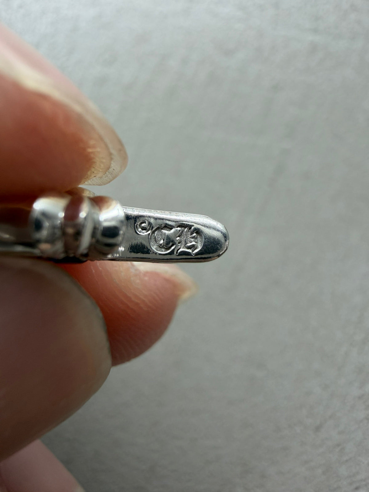 Chrome Hearts 18K Blue Sapphire Babyfat BBF Pendant