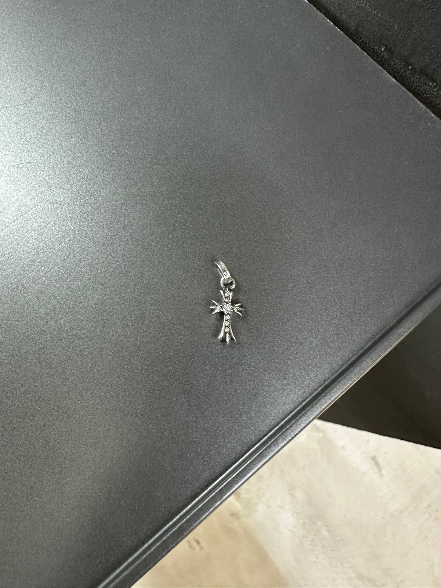 Chrome Hearts Double Side Baby Fat Diamonds Pendant