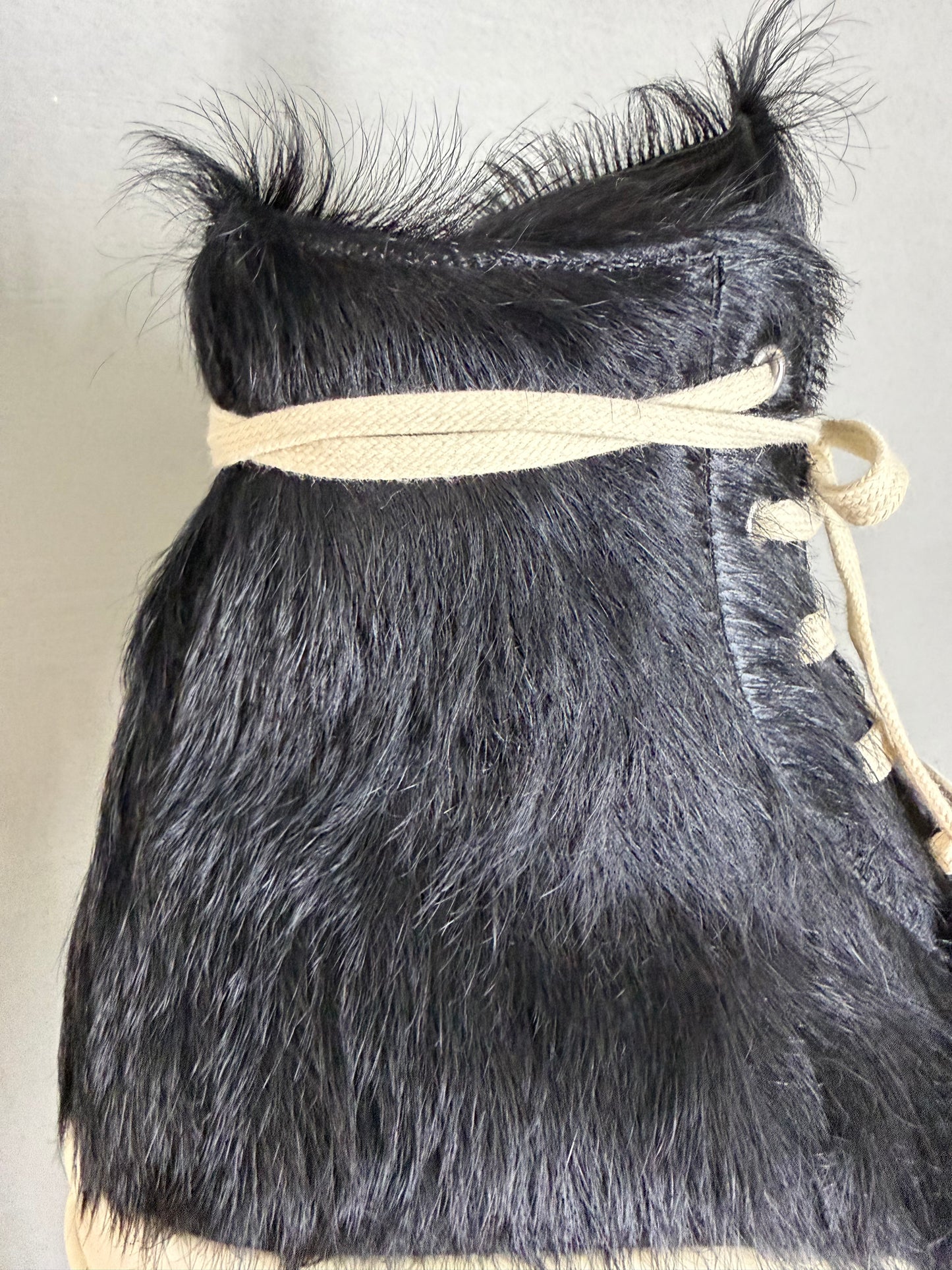 Rick Owens Pony Hair Ramones High Top