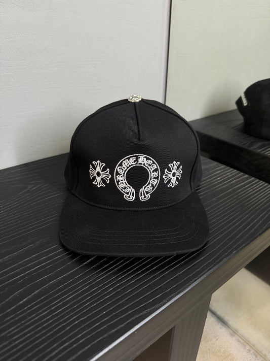 Chrome Hearts Horseshoe Cross Baseball Hat