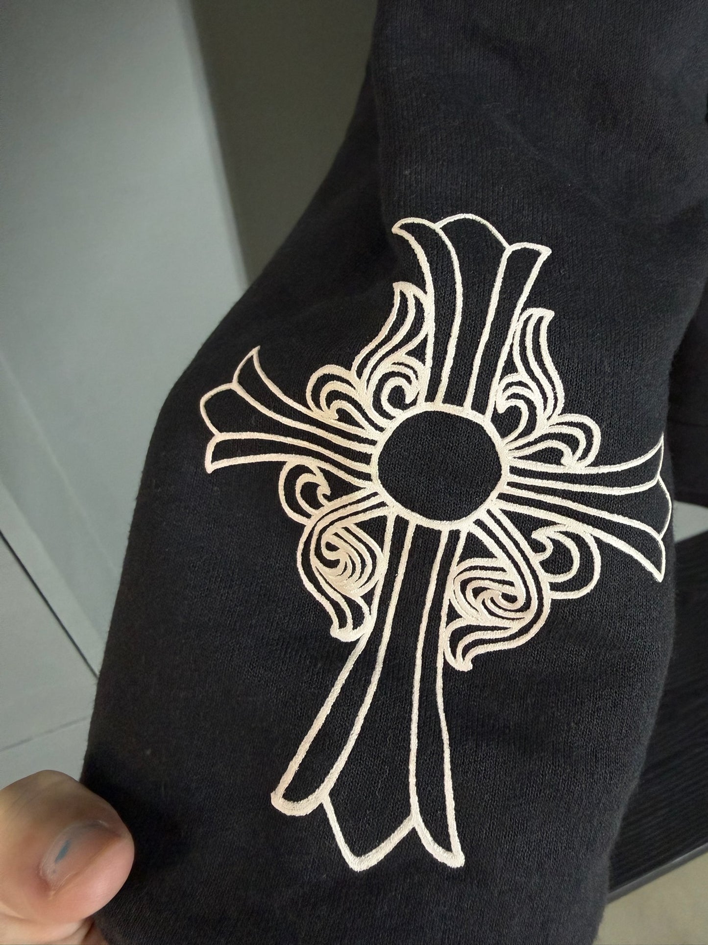 Chrome Hearts Vintage Soap & Water Thermal Lined Hoodie