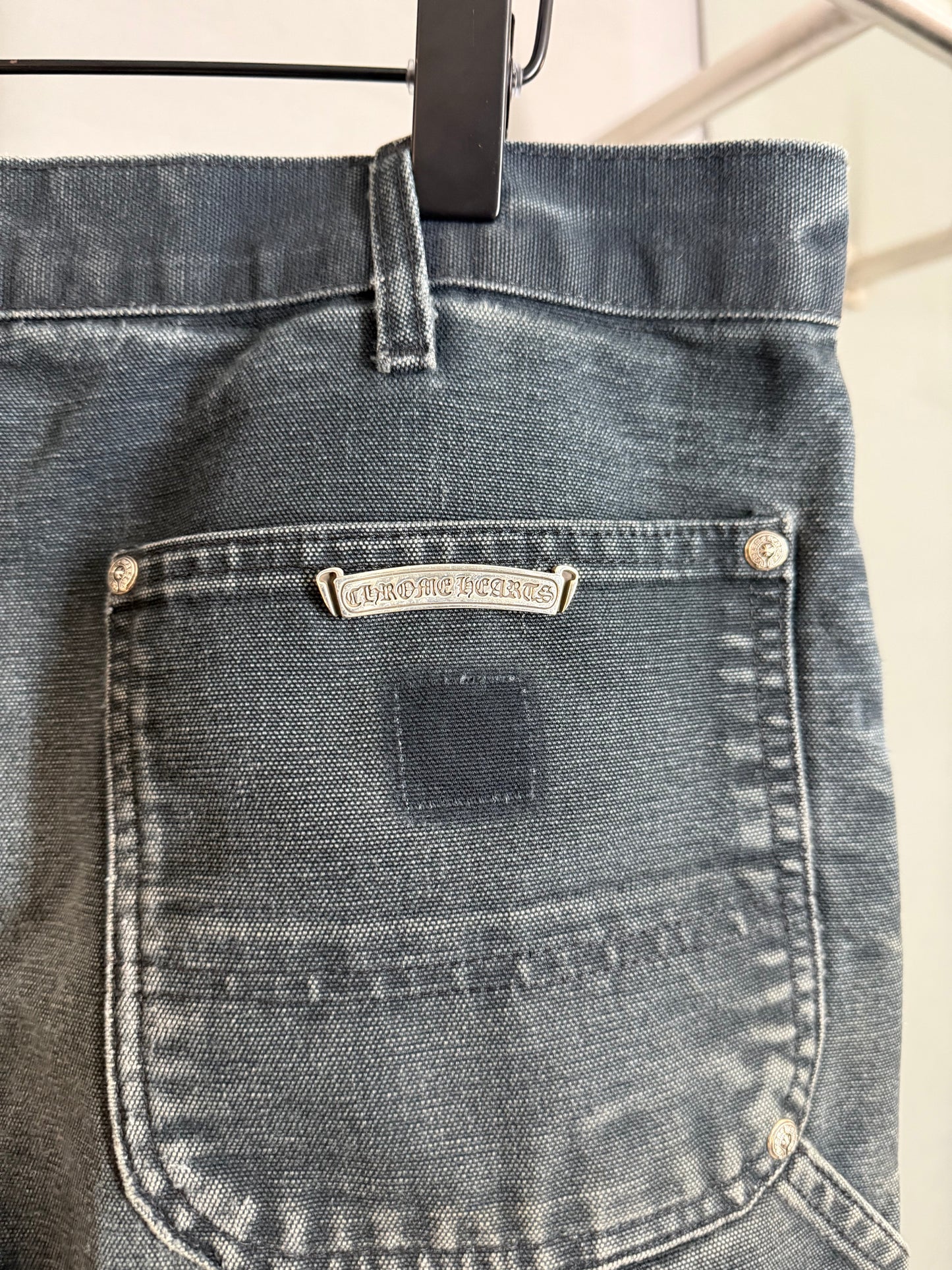 Chrome Hearts cross patch double knee carpenter pants (F&F)