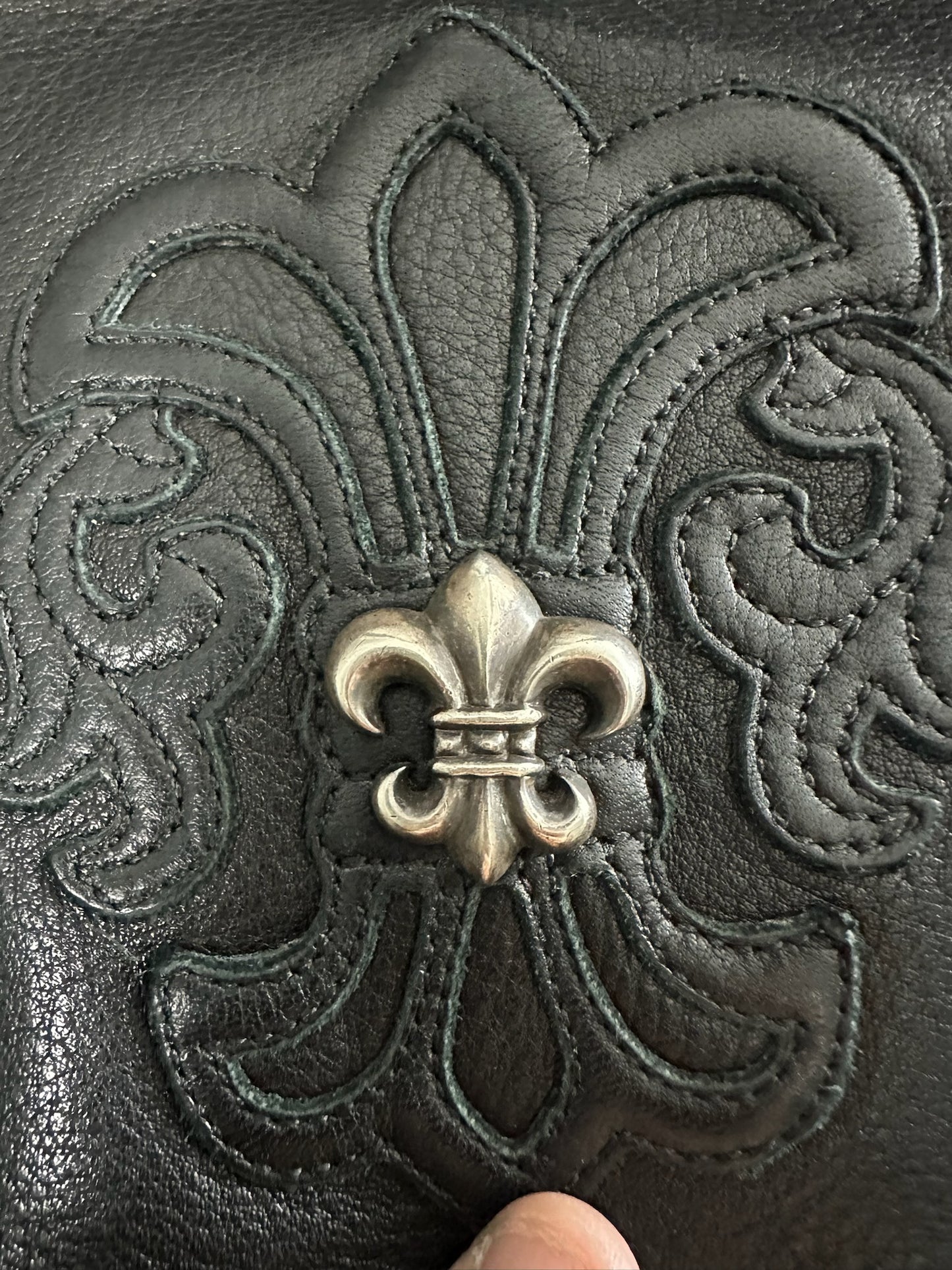 Chrome Hearts Fluer Leather Bag