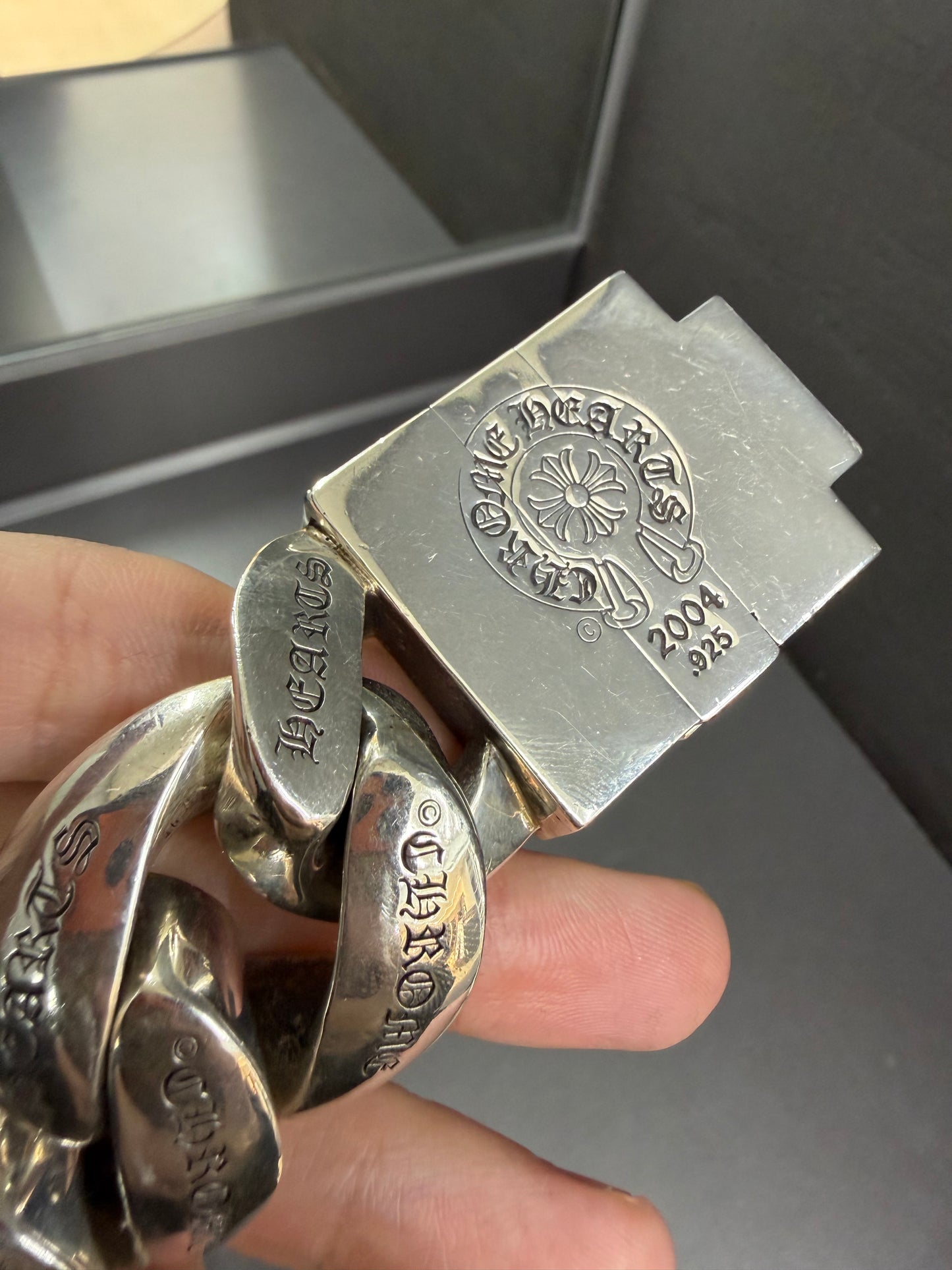 Chrome Hearts Box ID XL Fleur Bracelet