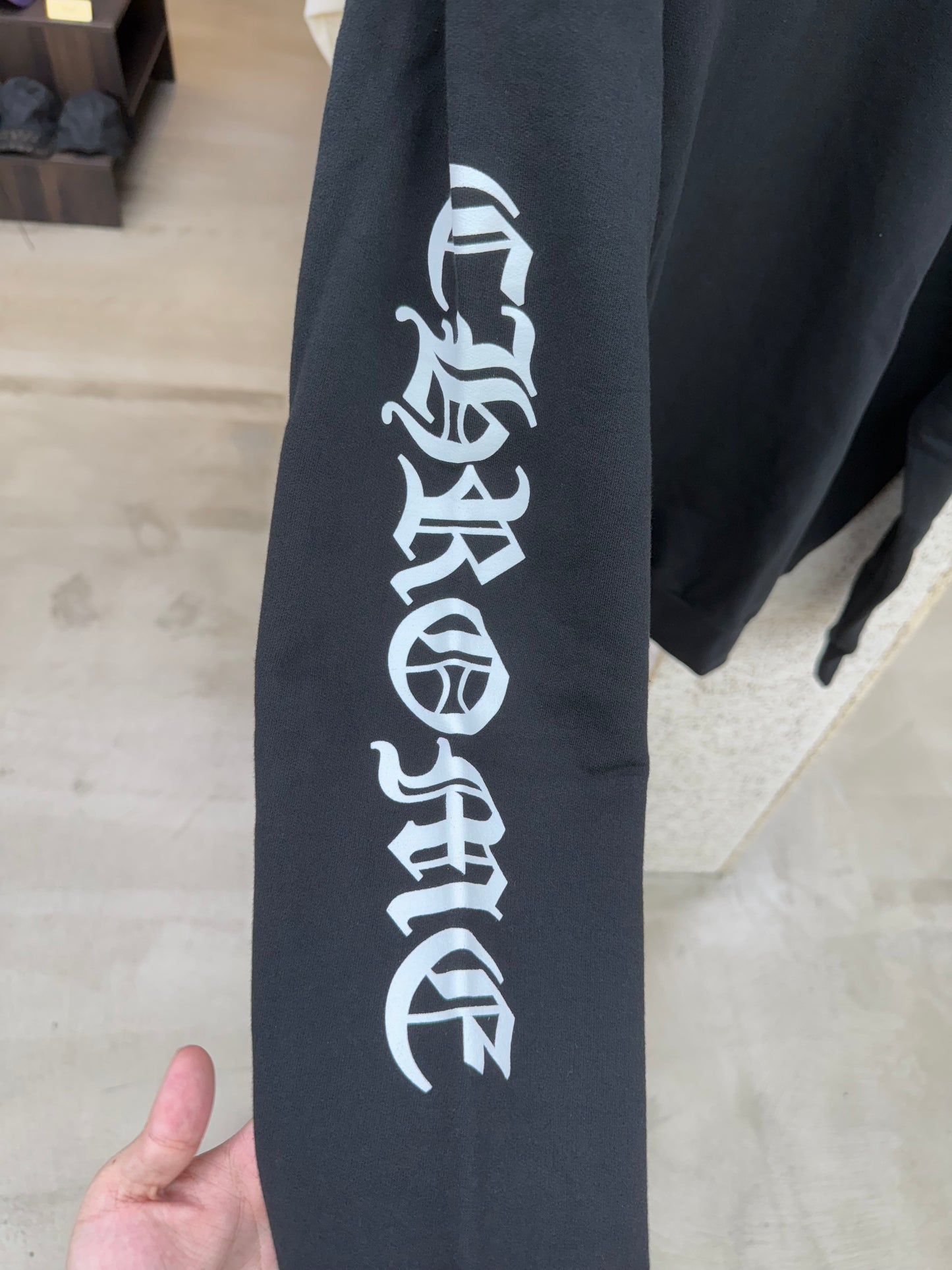 Chrome Hearts neck logo sweat shirt
