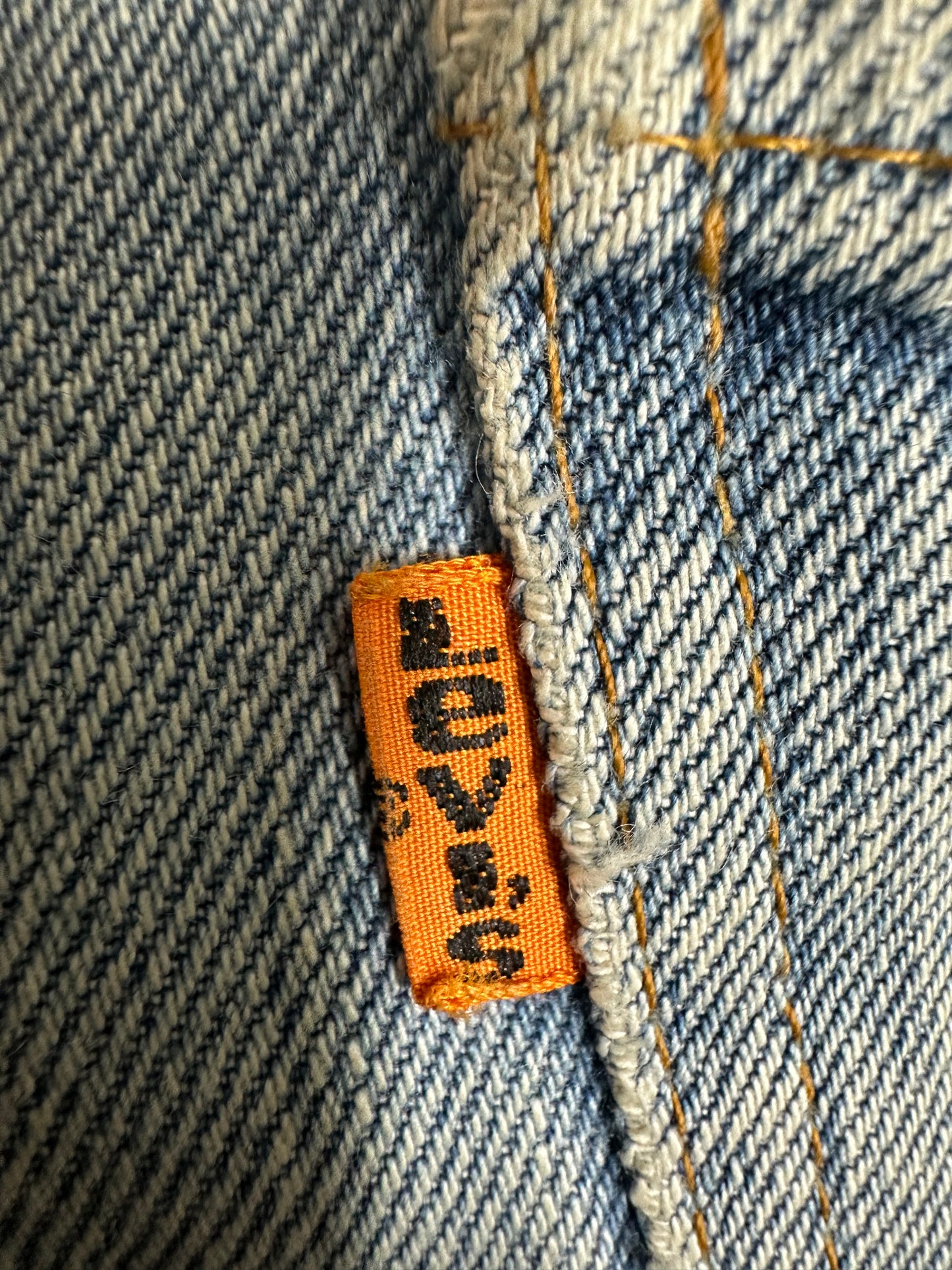 Chrome Hearts Leather Patched 519 Levis Jeans